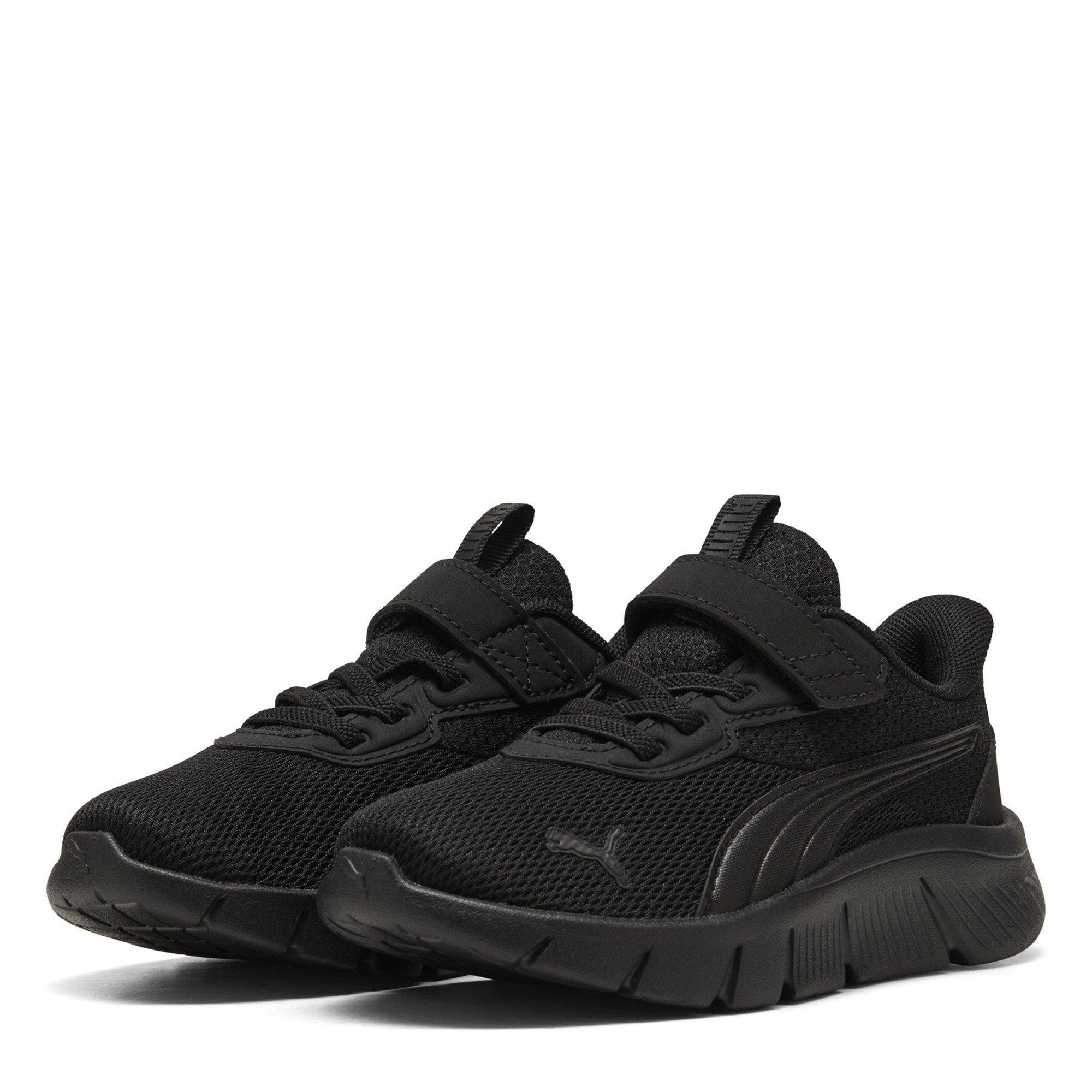 Puma Boys Flexfocus Modern Running Shoes Childrens - Triple Black - C12 (31)