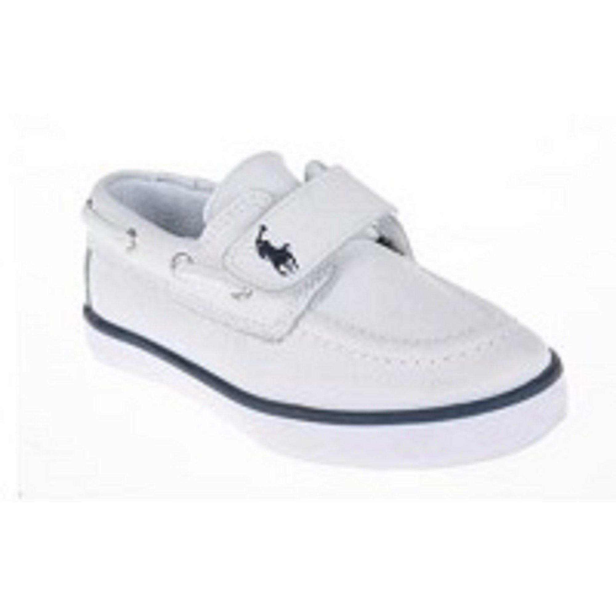 White/Navy - Polo Ralph Lauren - Kids' Boat Shoes