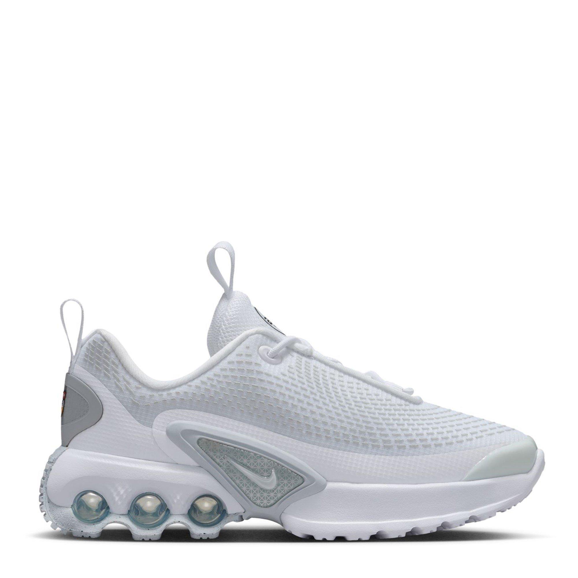 Nike Boys Kids' Air Max Dn Trainers - Triple White - C12 (30)