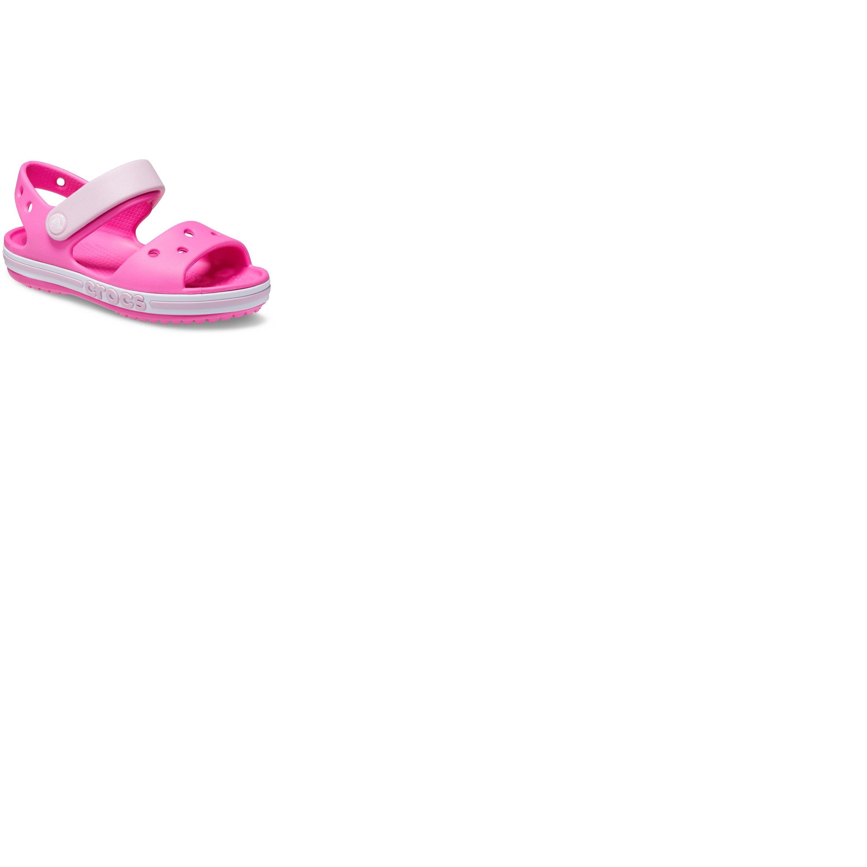Electric Pink - Crocs - Unisex Kids' Bayaband Clogs - 5