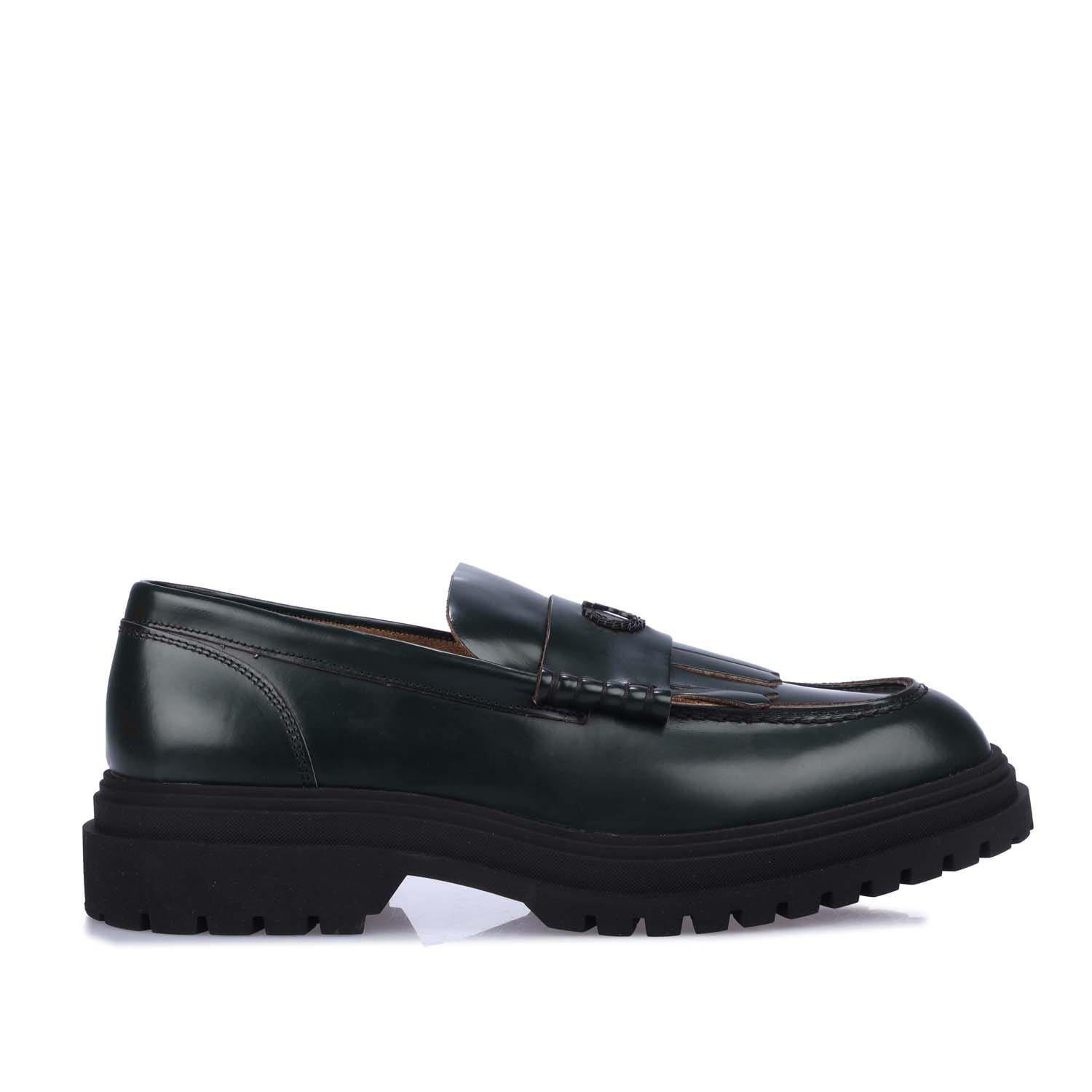 Green - Fred Perry - Leather Loafers - 1