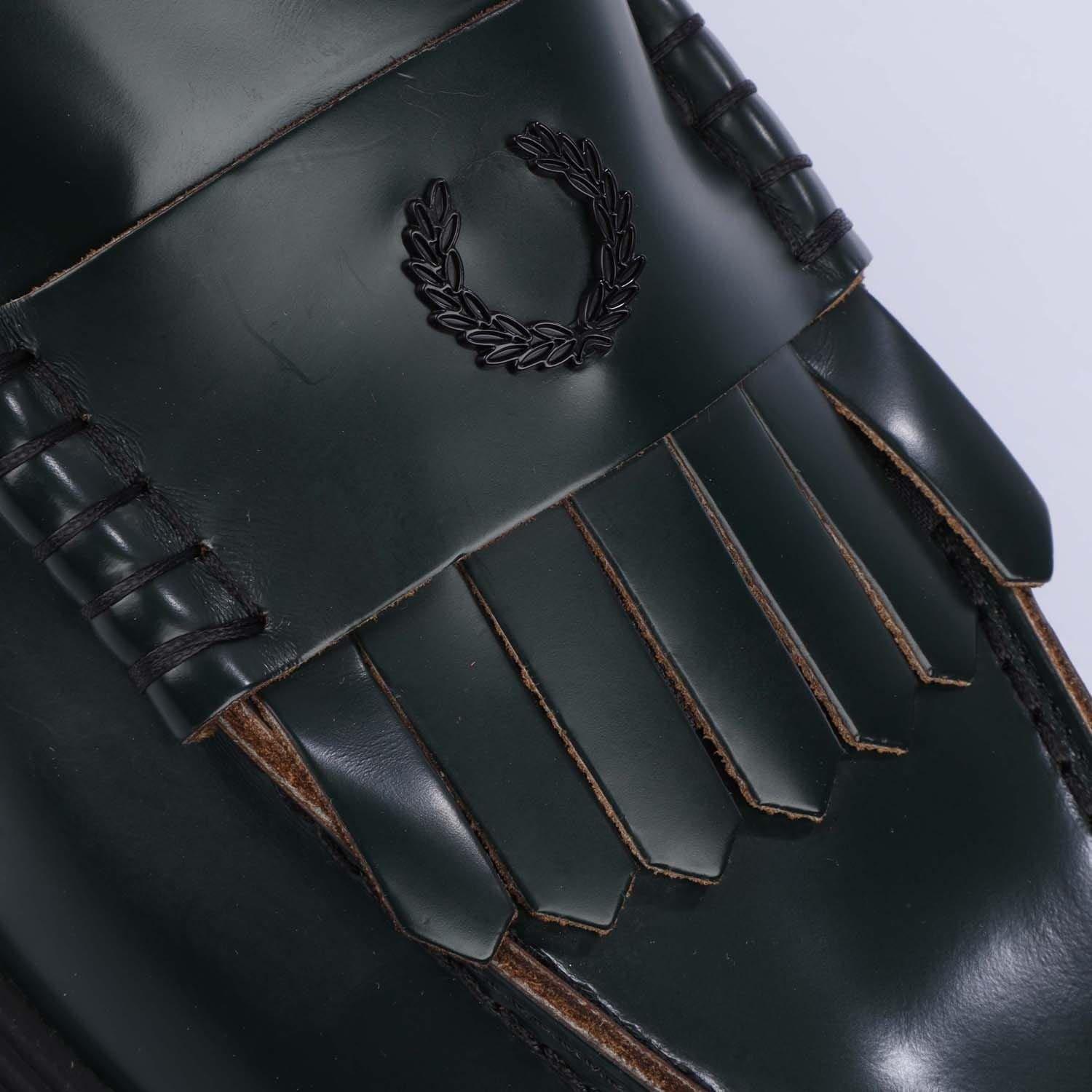 Green - Fred Perry - Leather Loafers - 5