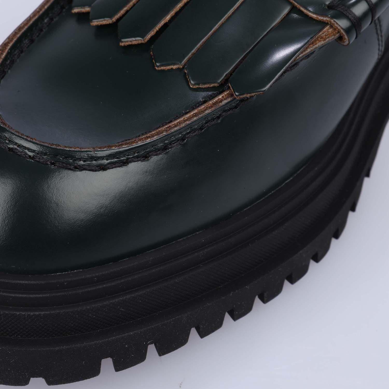 Green - Fred Perry - Leather Loafers - 7