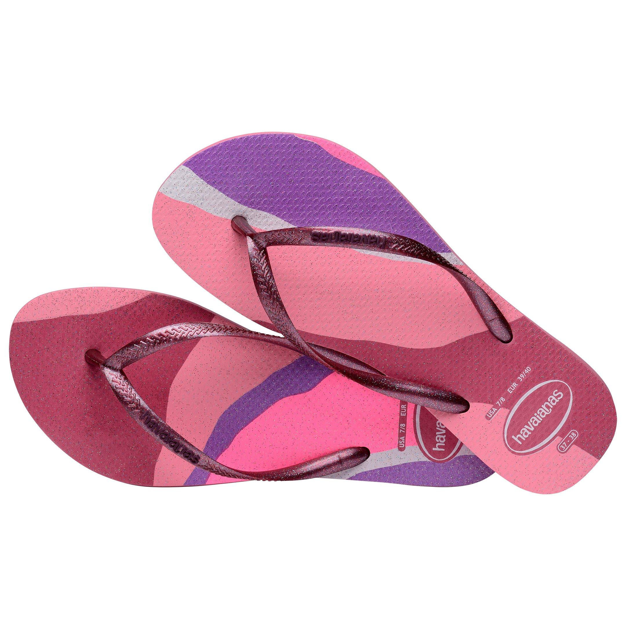 Velvet Rose - Havaianas - Hav. Slim Palette Glow Velvet Rose Flip Flops Girls - 3