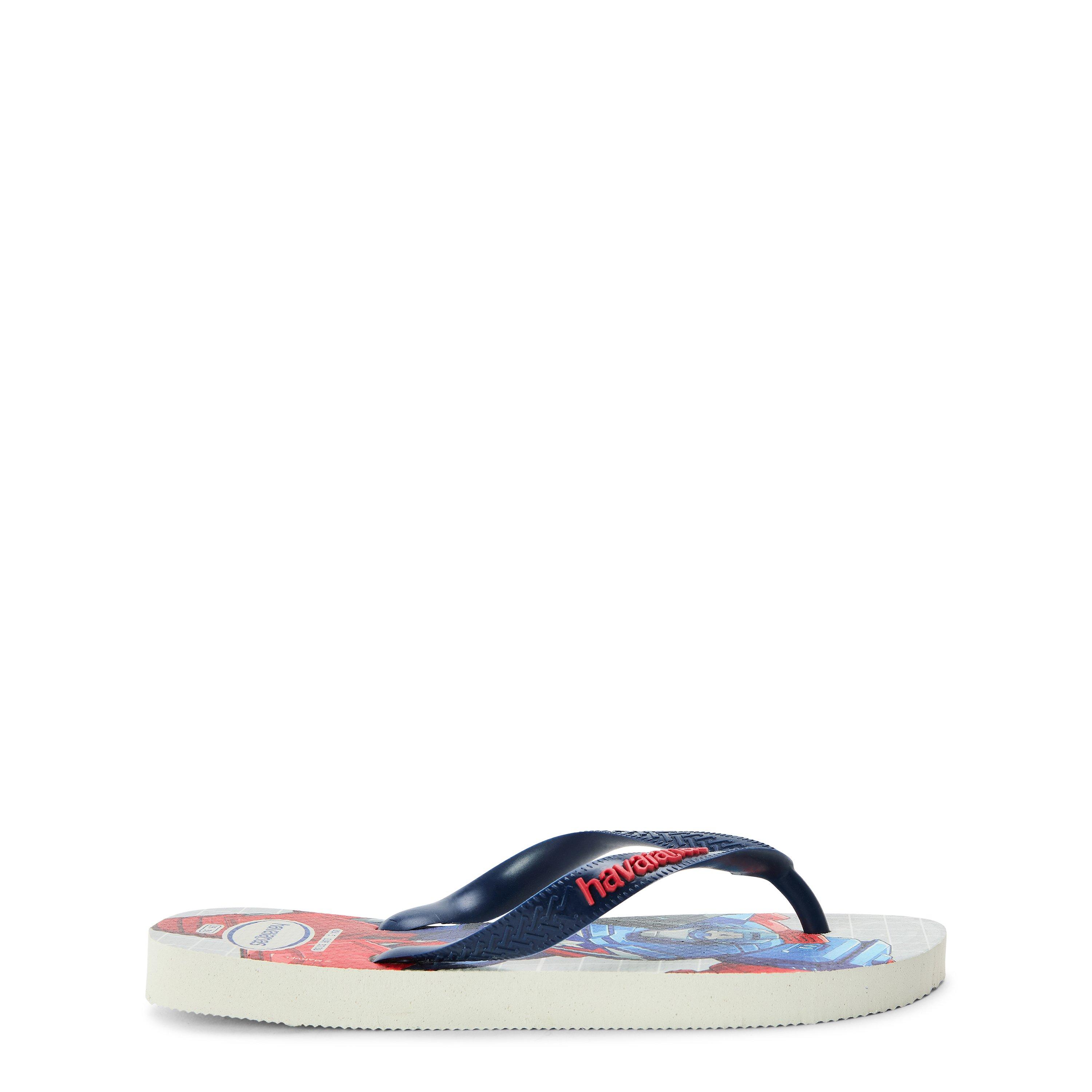 White - Havaianas - Havaianas Hav. Kids Top Marvel Ii Blue Water Flip Flops Girls - 1