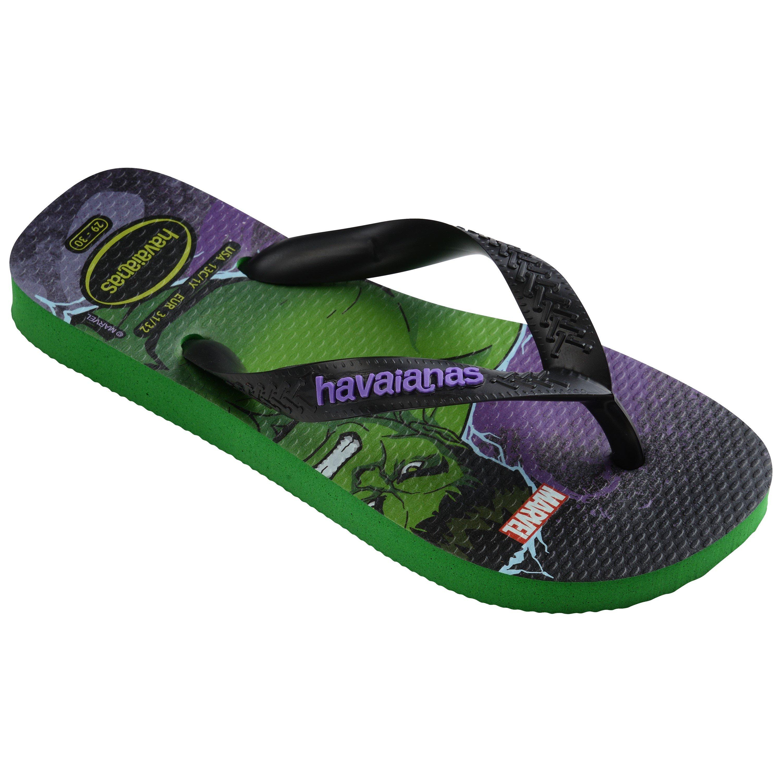 Green - Havaianas - Hav. Kids Top Marvel Ii Blue Water Flip Flops Girls - 2