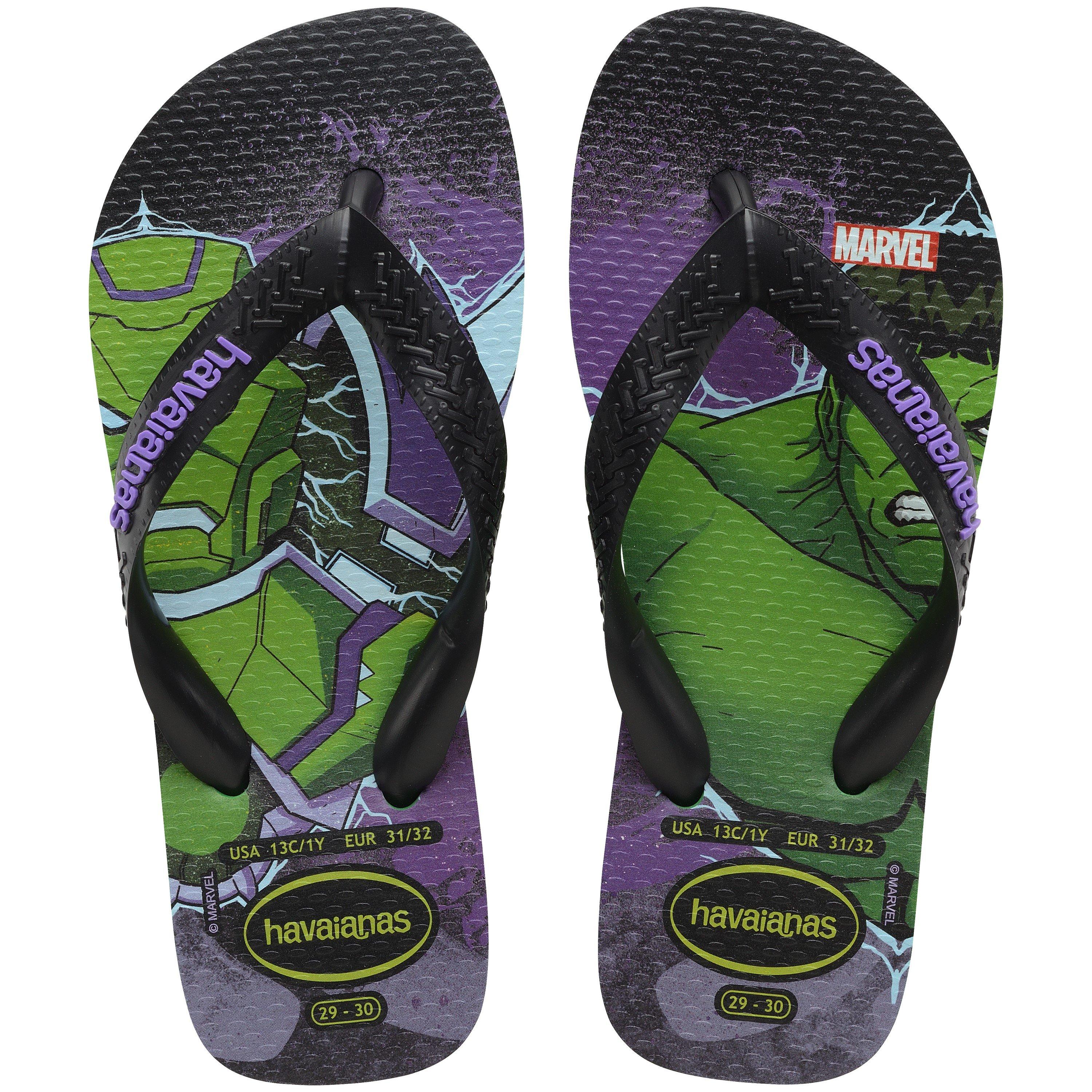 Green - Havaianas - Hav. Kids Top Marvel Ii Blue Water Flip Flops Girls - 3