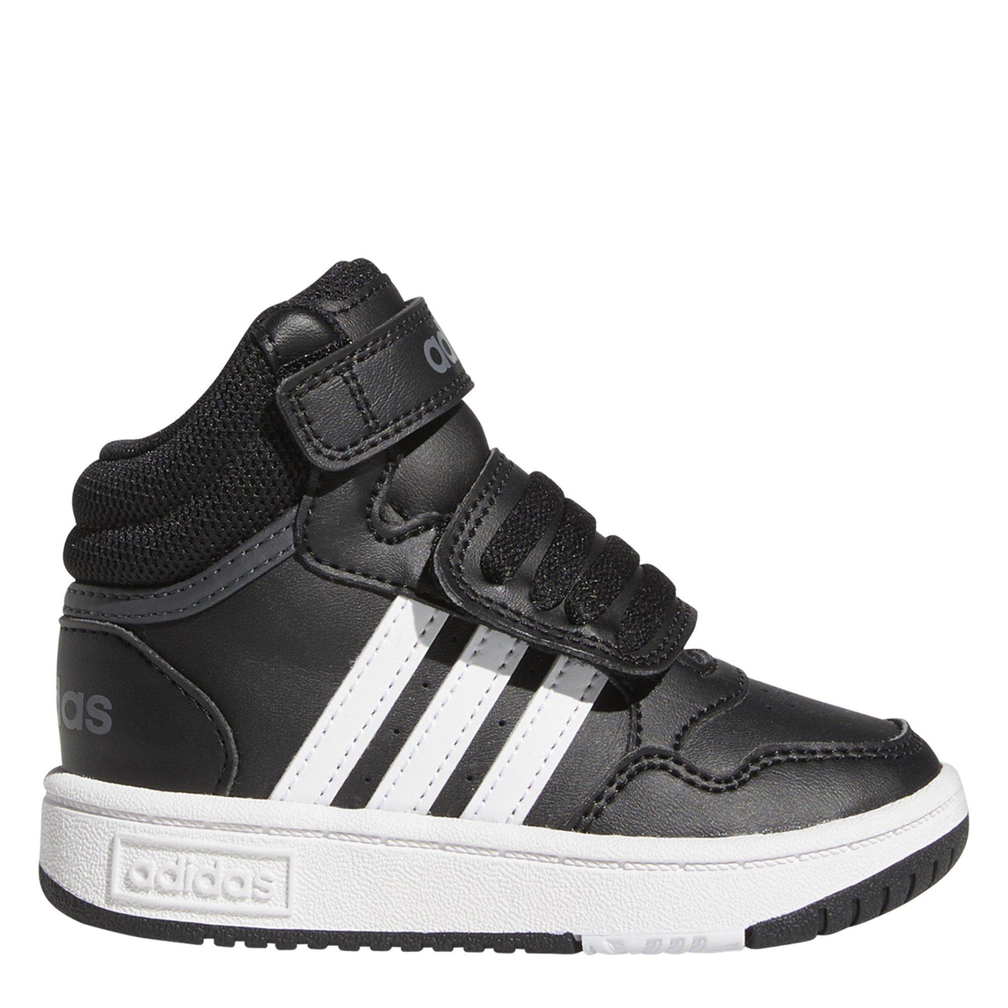 Schwarz/Weiß/Grau - adidas - Hoops Mid 3.0 Ac I Basketball Trainers Unisex Kids - 1