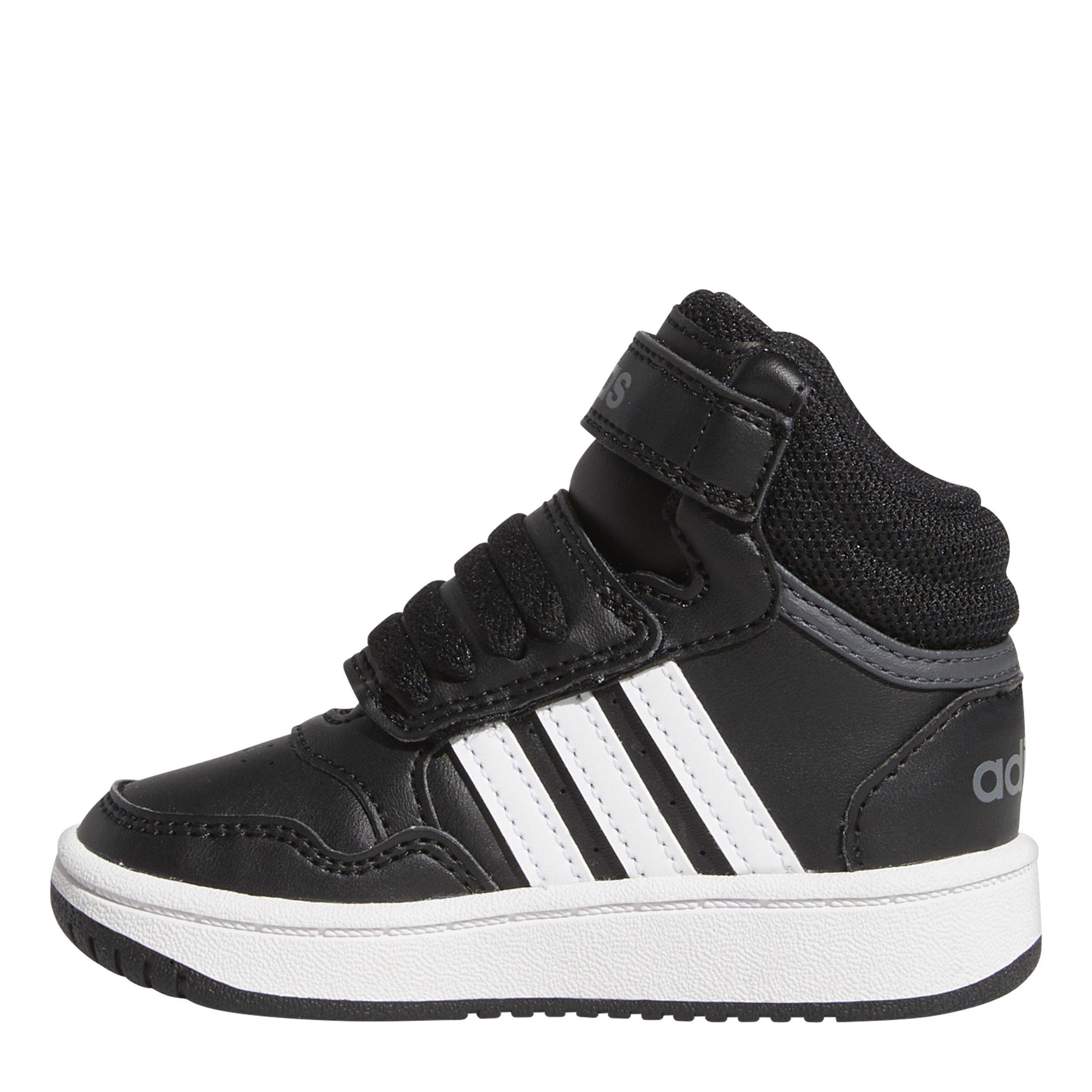 Schwarz/Weiß/Grau - adidas - Hoops Mid 3.0 Ac I Basketball Trainers Unisex Kids - 2