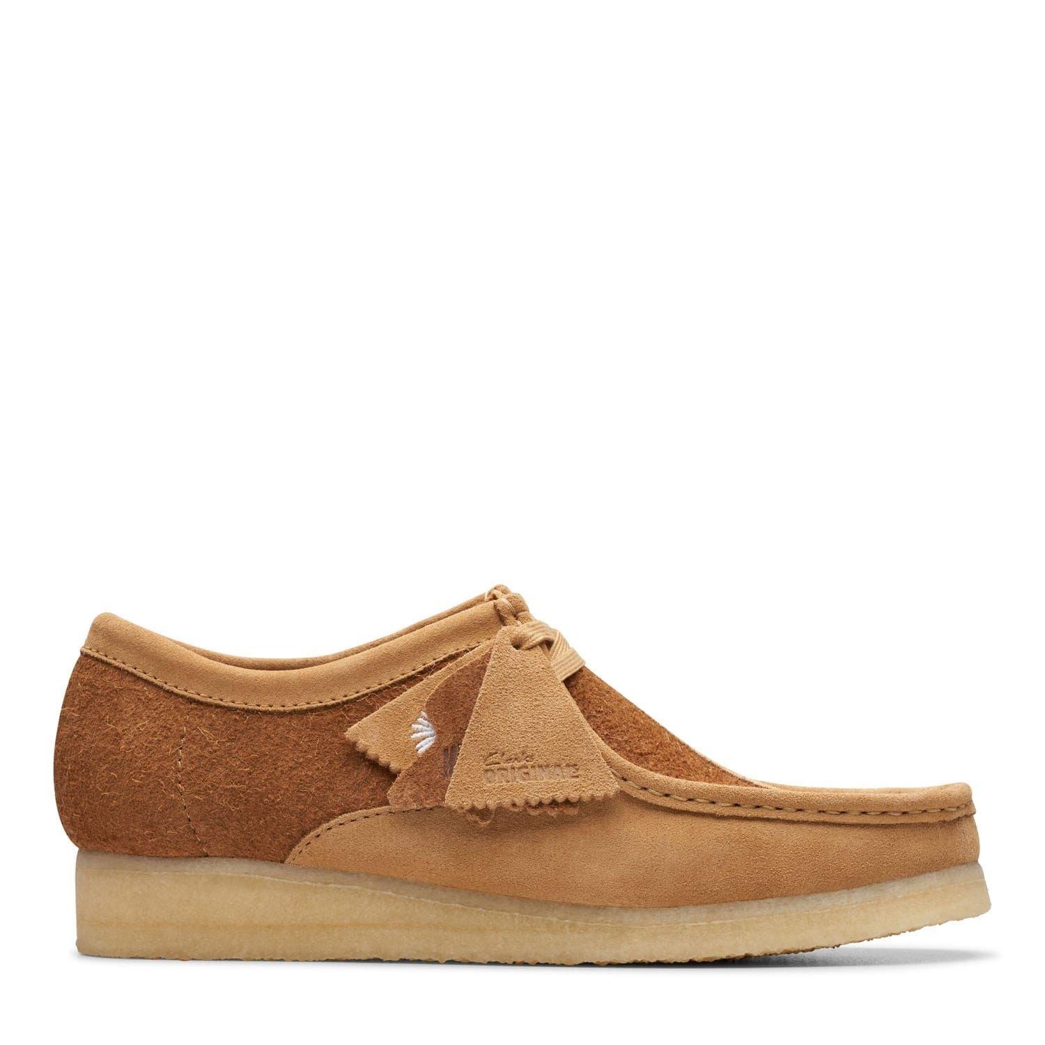 Clarks Originals Wallabee Shoes - Tan - Size UK 9
