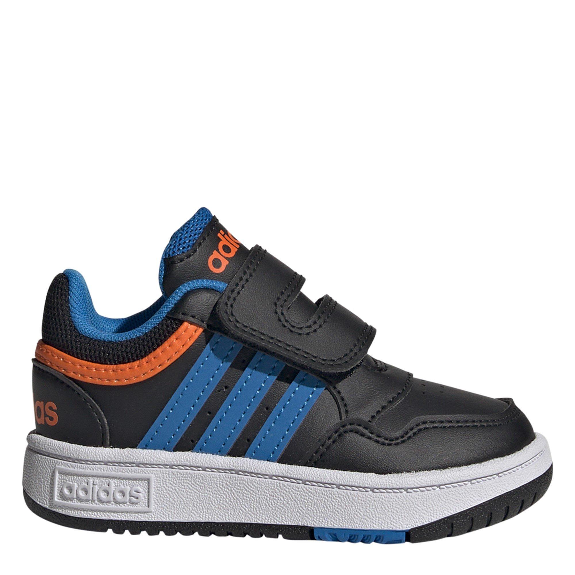 Blk/Blue/Ora - adidas - Unisex Kids' Hoops Cf Basketball Trainers - 1