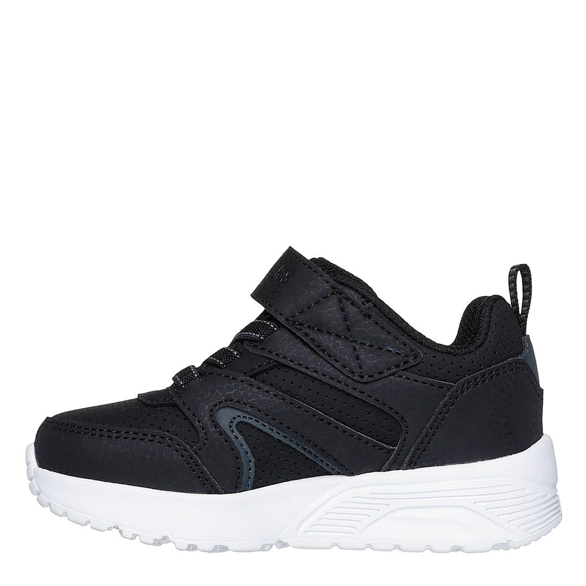 Preto/Branco - Skechers - Low Top Gore & Strap Sneaker W Wavy Runners Boys - 2