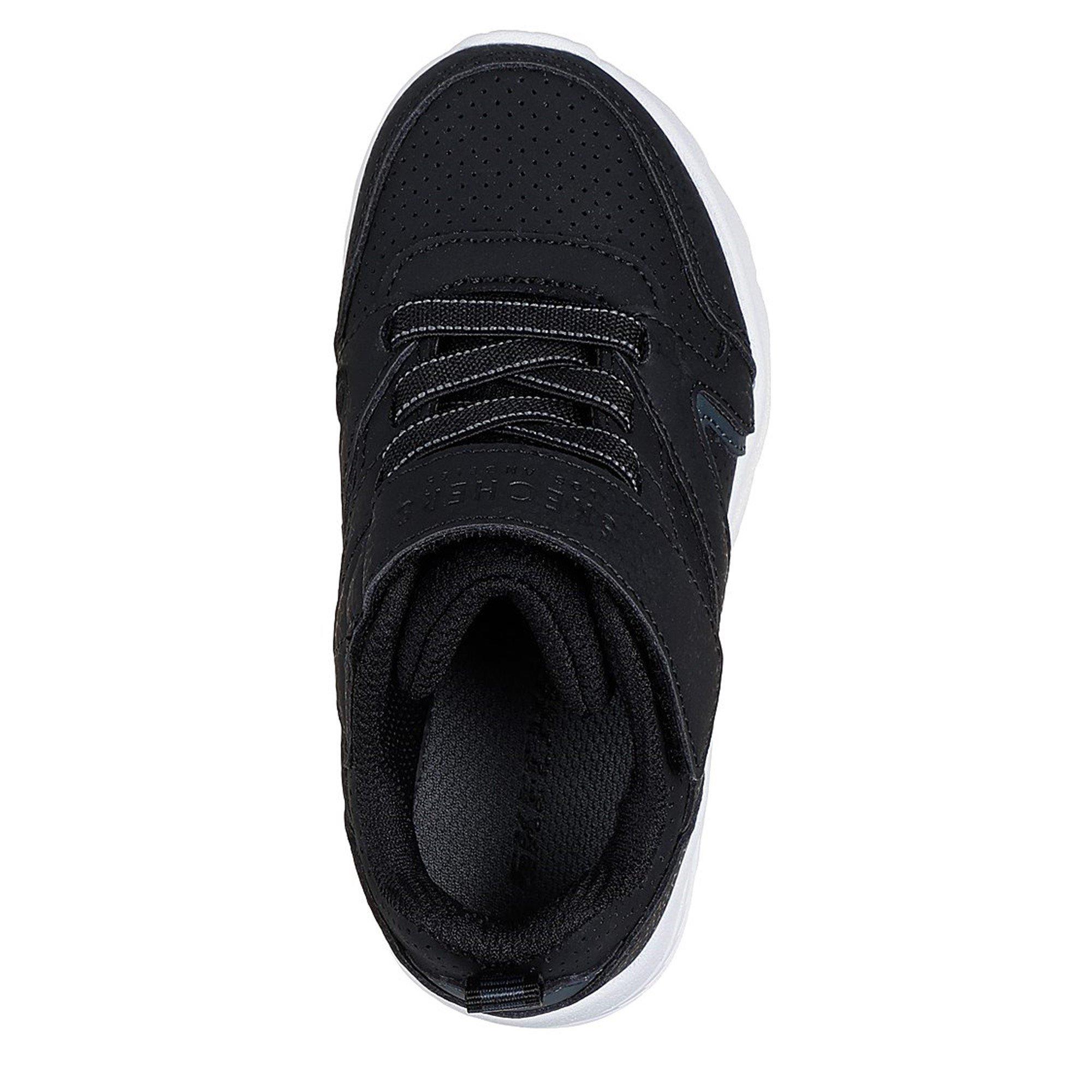 Preto/Branco - Skechers - Low Top Gore & Strap Sneaker W Wavy Runners Boys - 5