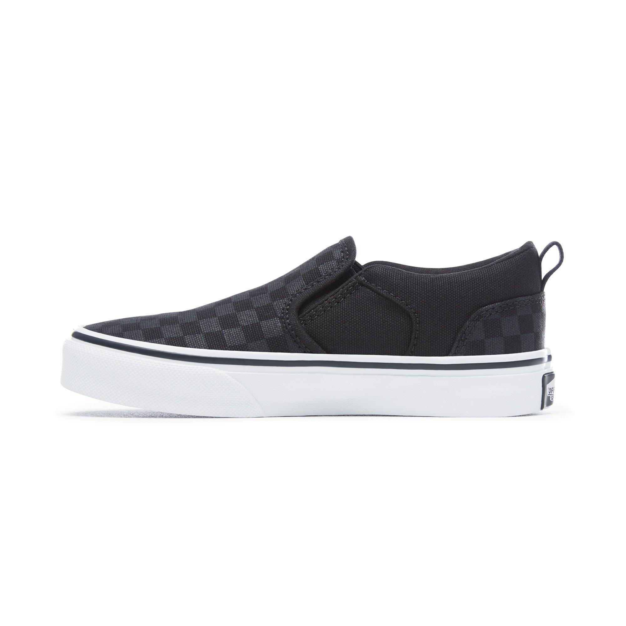Nero/Nero - Vans - Asher Check Trainers Juniors - 2
