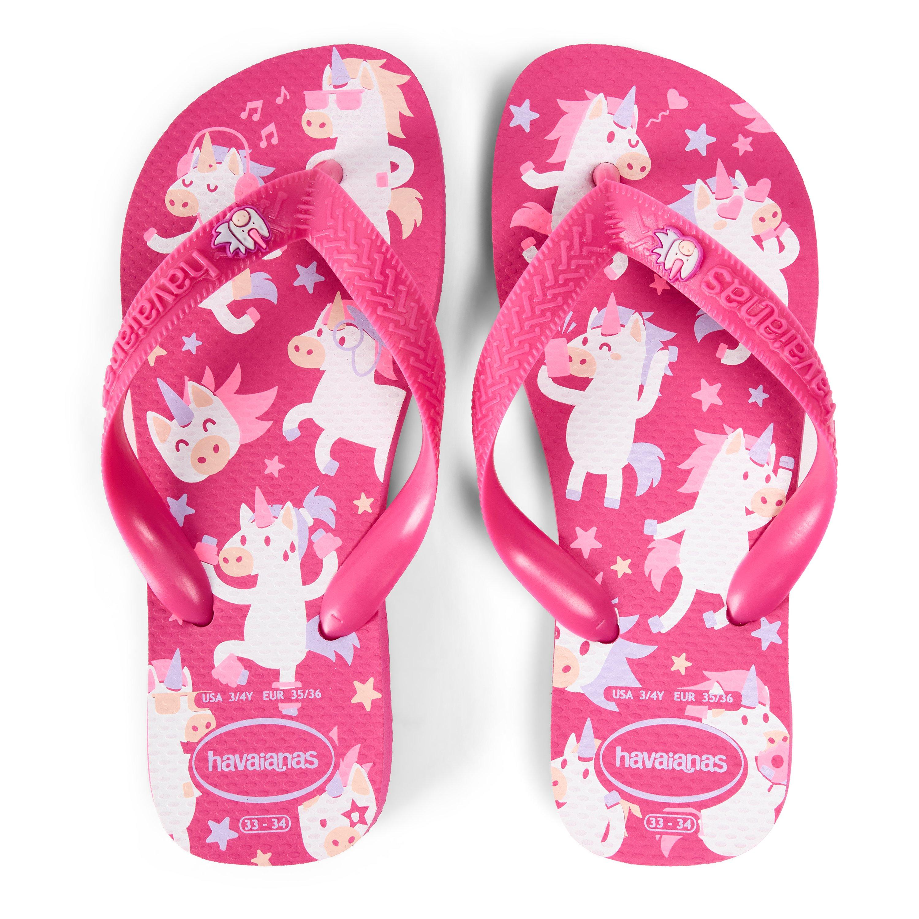 Dark Black - Havaianas - Unisex Kids' Flip Flops - 4