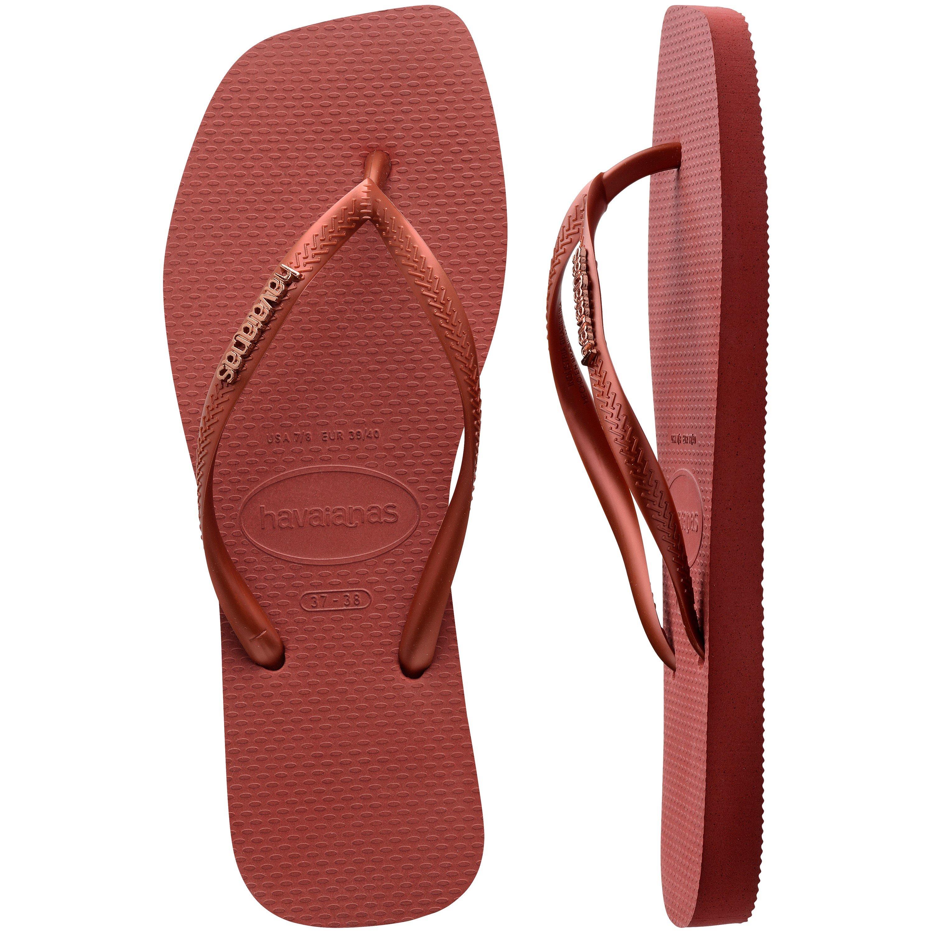 Mahonie - Havaianas - Hav. Square Logo Metallic Black 33/ Flip Flops Girls - 3