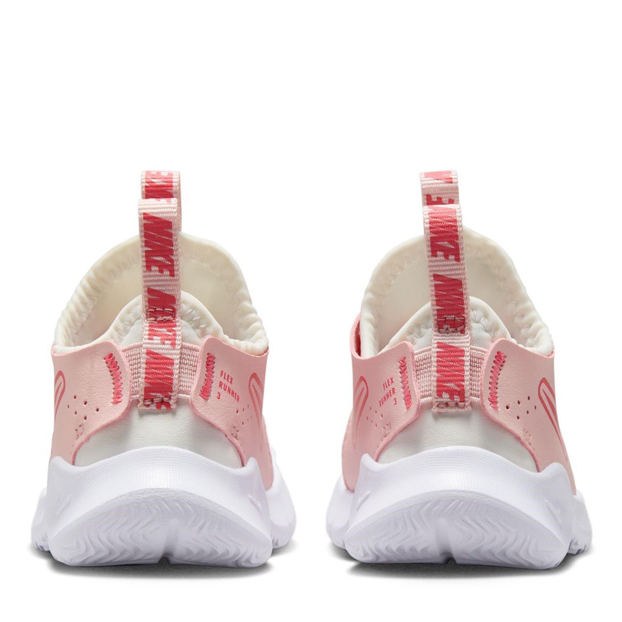 Wht/Ember Pink - Nike - Nike Flex Runner 3 Infant Shoes - 4