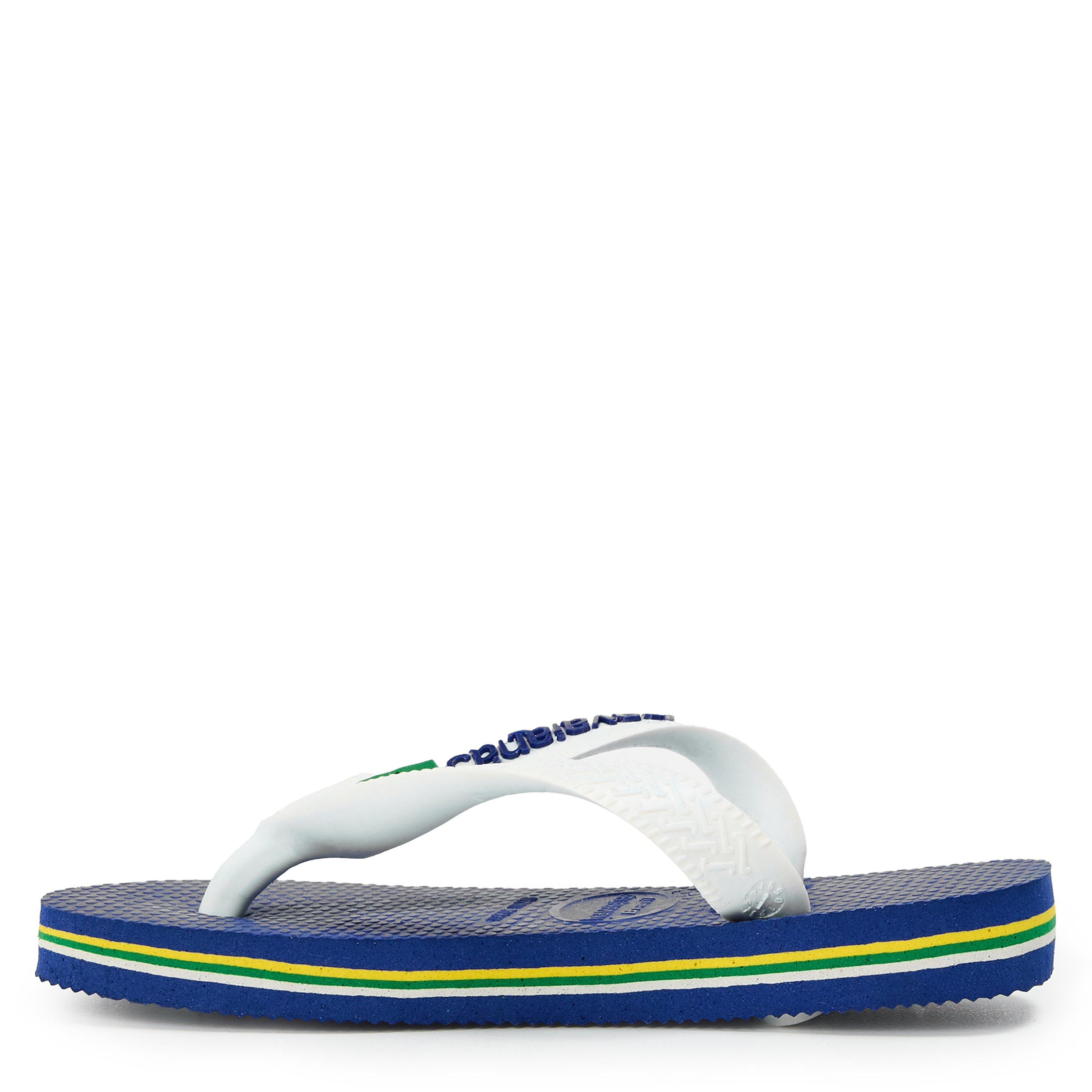 Blau - Havaianas - Hav. Brasil Logo Marine Blue 25/26 Flip Flops Unisex Kids - 2