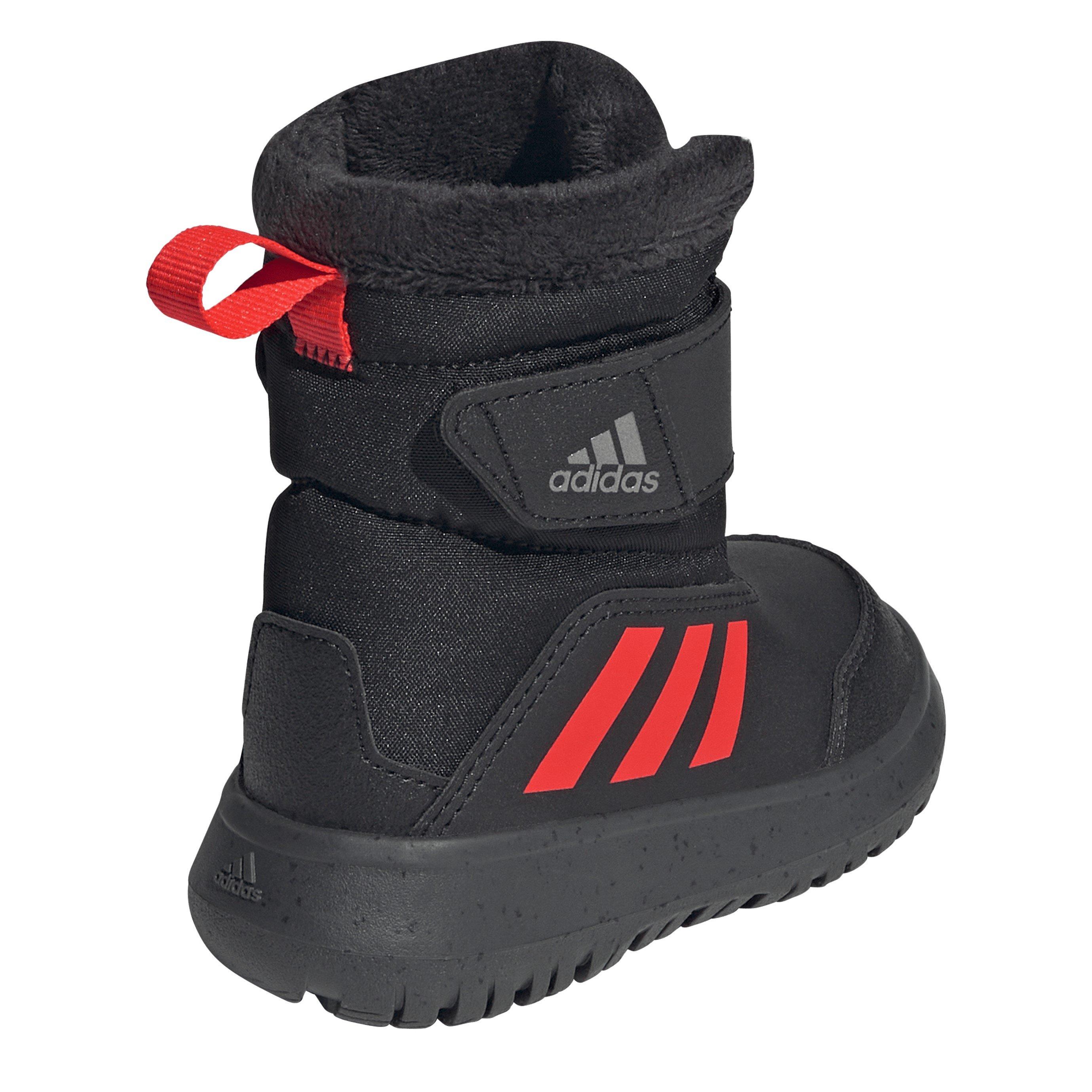 Blk/Solred/Iron - adidas - Winterplay I Snow Boots Unisex Kids - 4