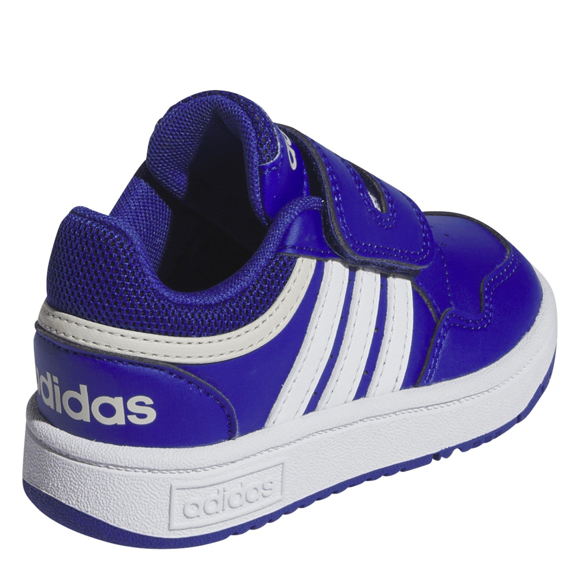 Blu/Ftwwht - adidas - Hoops 3.0 Cf I Basketball Trainers Unisex Kids - 4