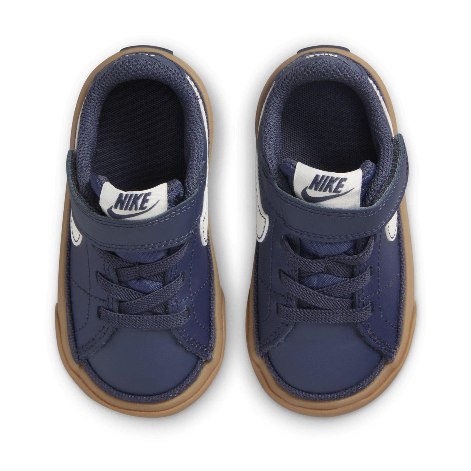 Blue/Sail-Brown - Nike - Court Legacy Infants Shoes - 4