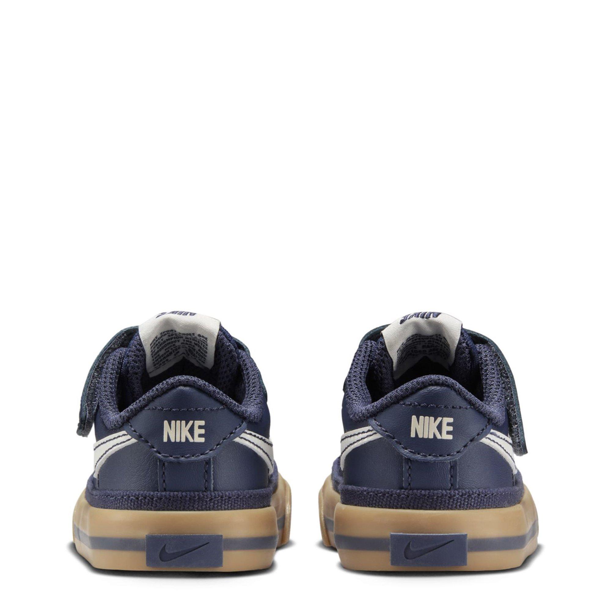 Blue/Sail-Brown - Nike - Court Legacy Infants Shoes - 6