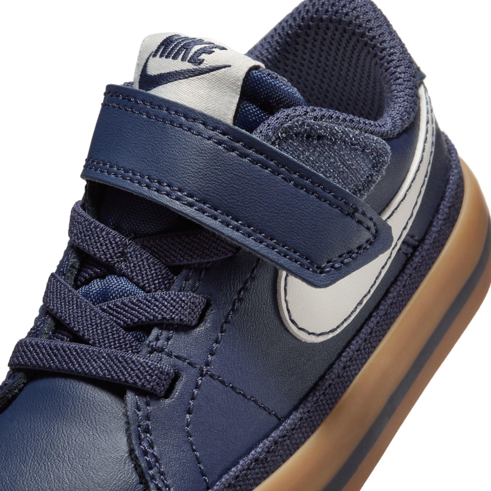 Blue/Sail-Brown - Nike - Court Legacy Infants Shoes - 7