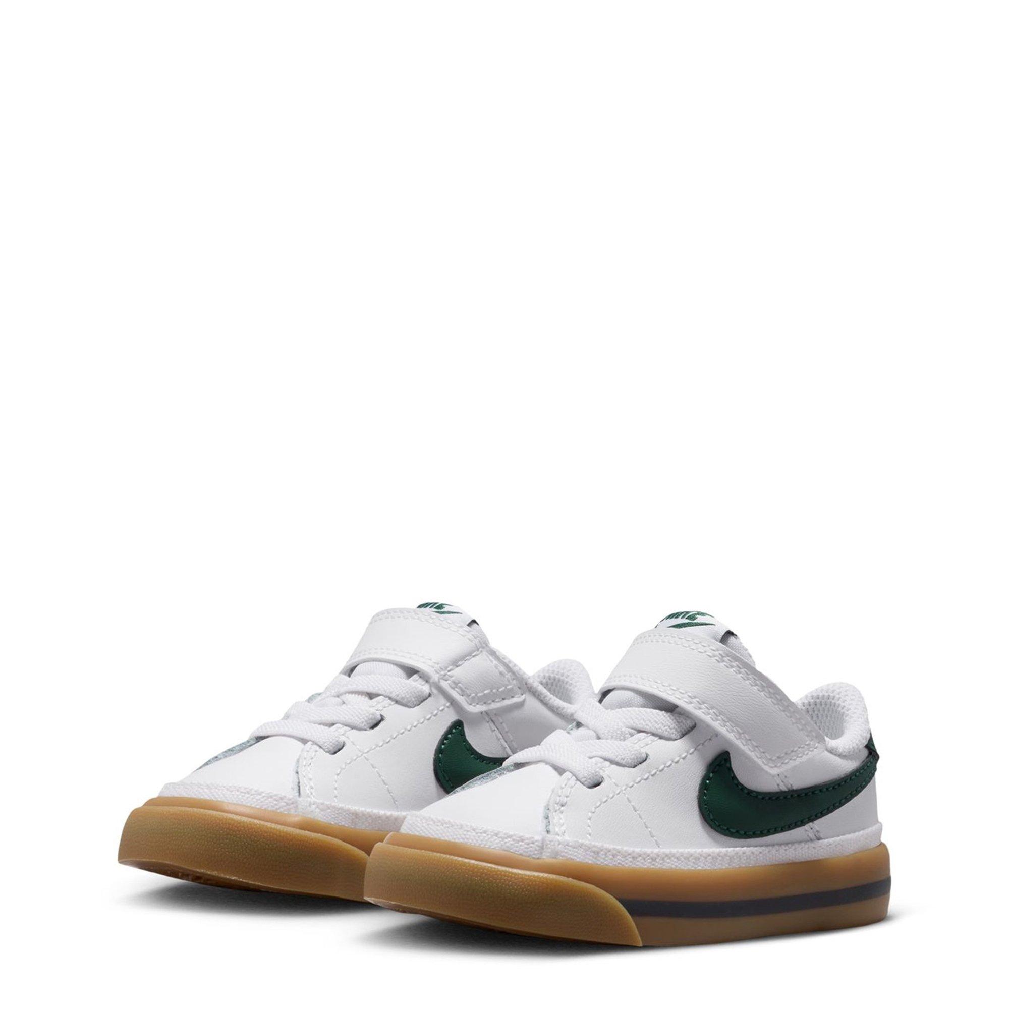 Wht/Brn-Anthra - Nike - Court Legacy Infants Shoes - 5