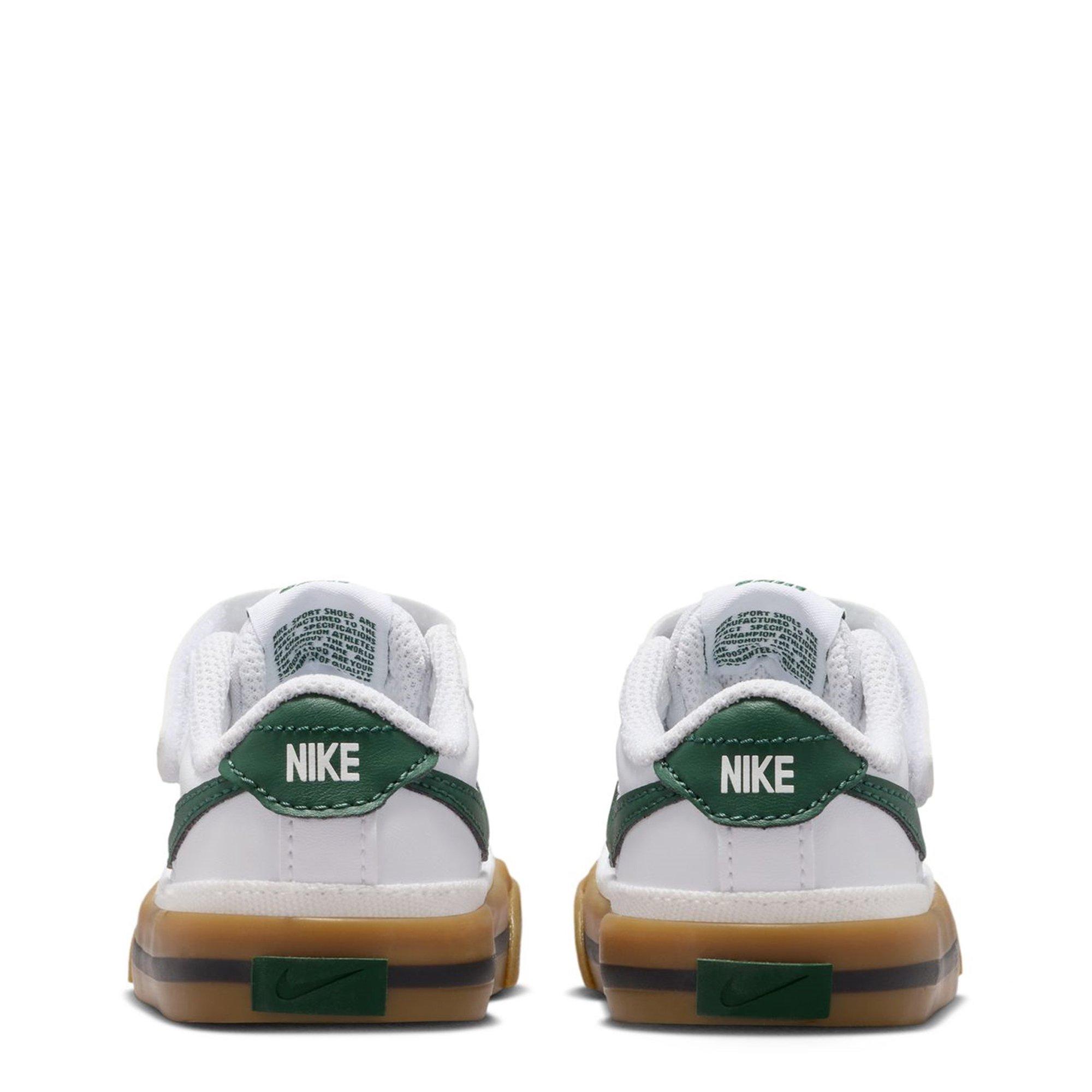 Wht/Brn-Anthra - Nike - Court Legacy Infants Shoes - 6