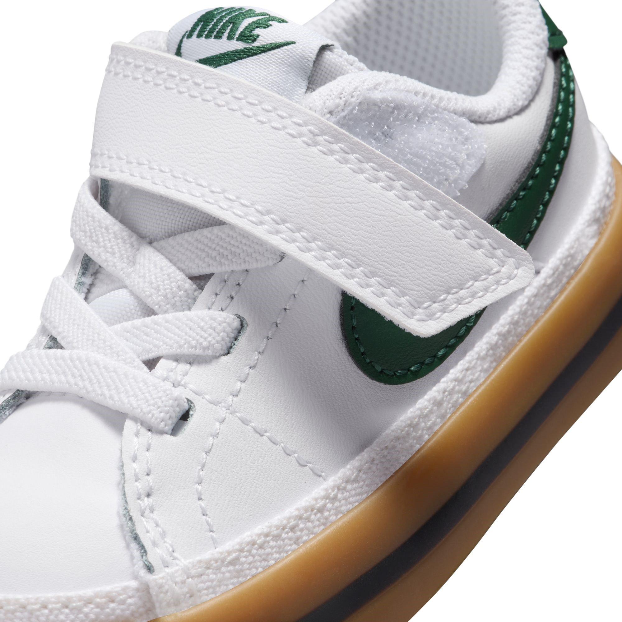 Wht/Brn-Anthra - Nike - Court Legacy Infants Shoes - 7