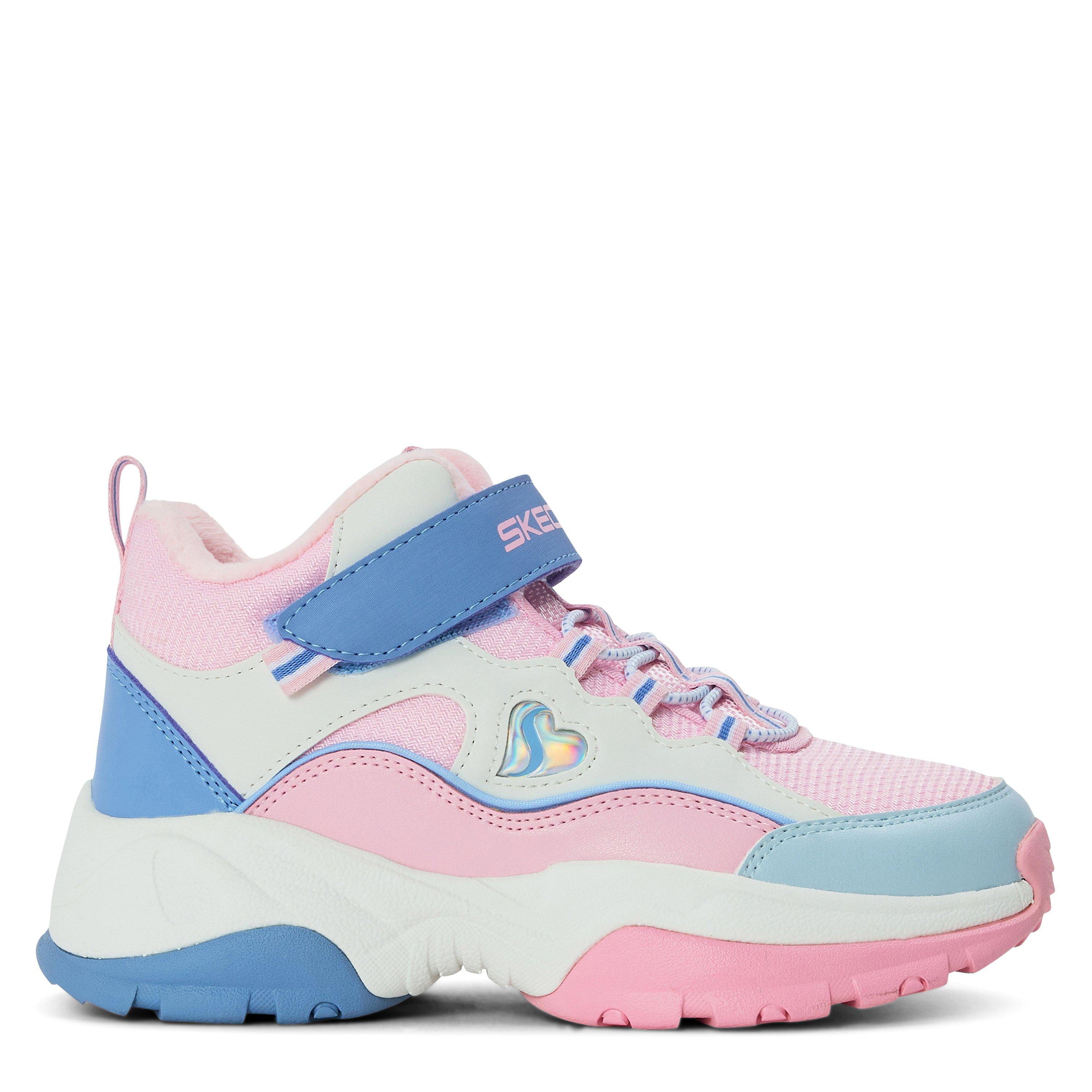 Skechers  Kids ' High-Top Trainers - Pink/Lavender - 1.5 (34)
