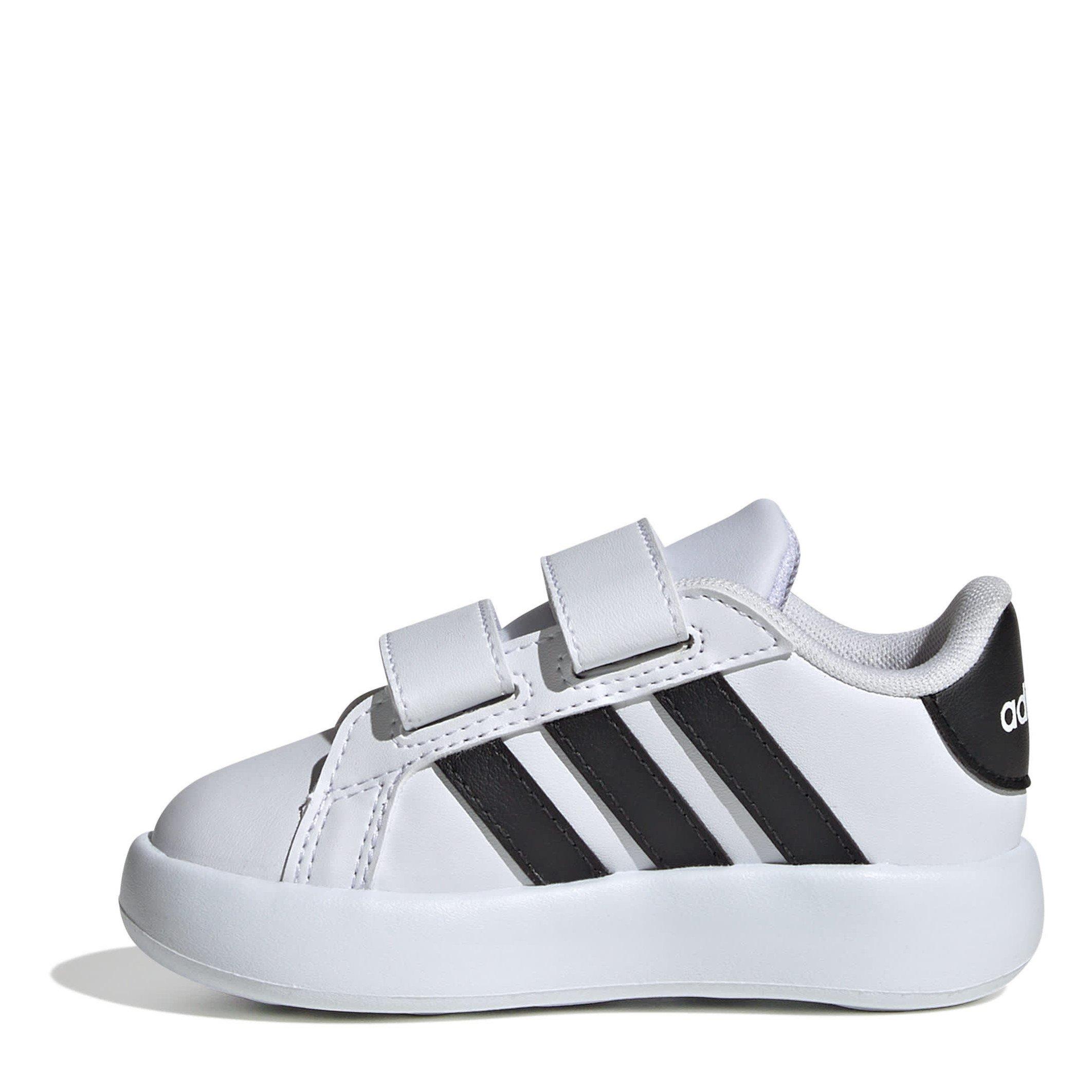 Ft.White/CBlack - adidas - adidas Grand Court Infants Shoes - 2