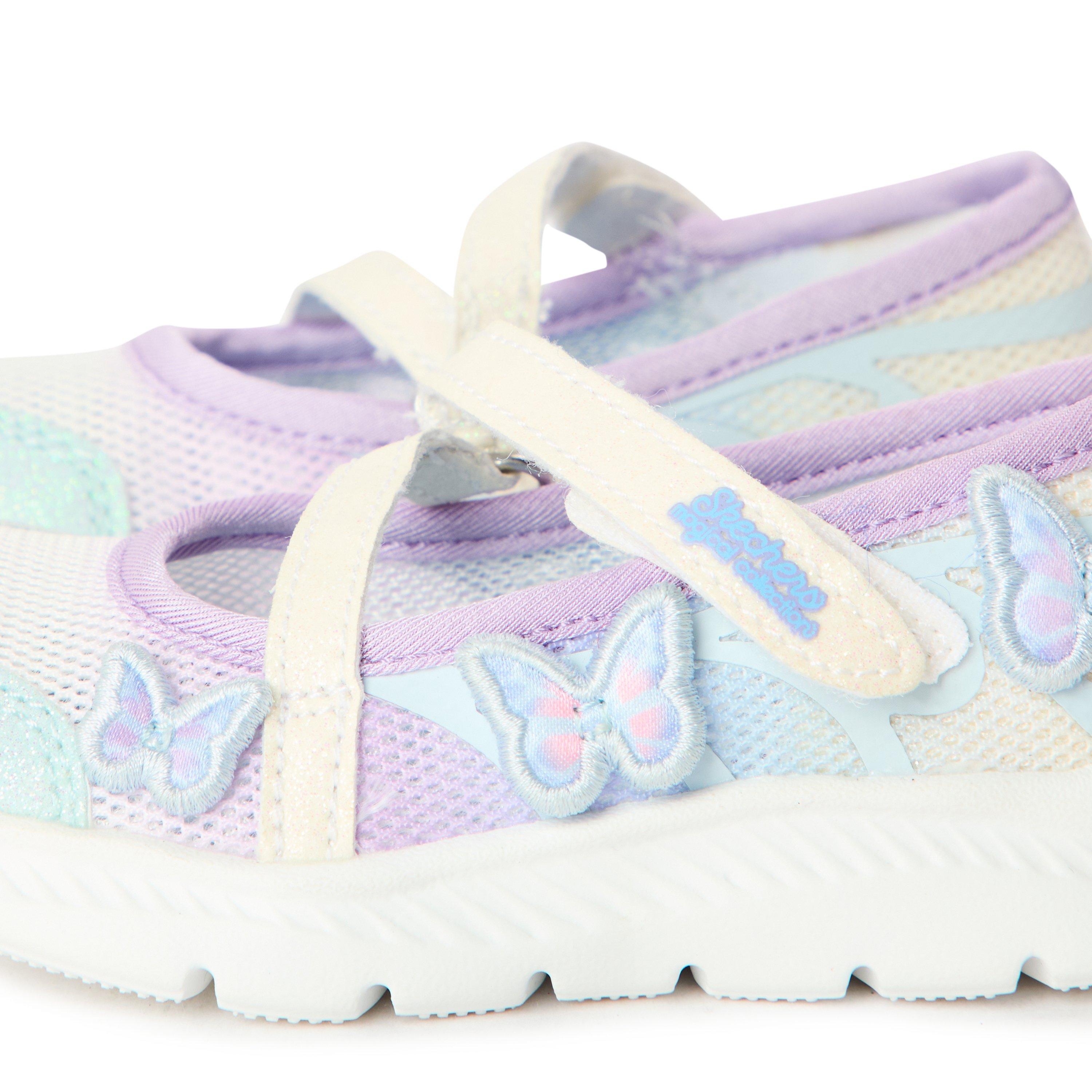 White/Multi - Skechers - Unisex Kids' Slip On Trainers - 3
