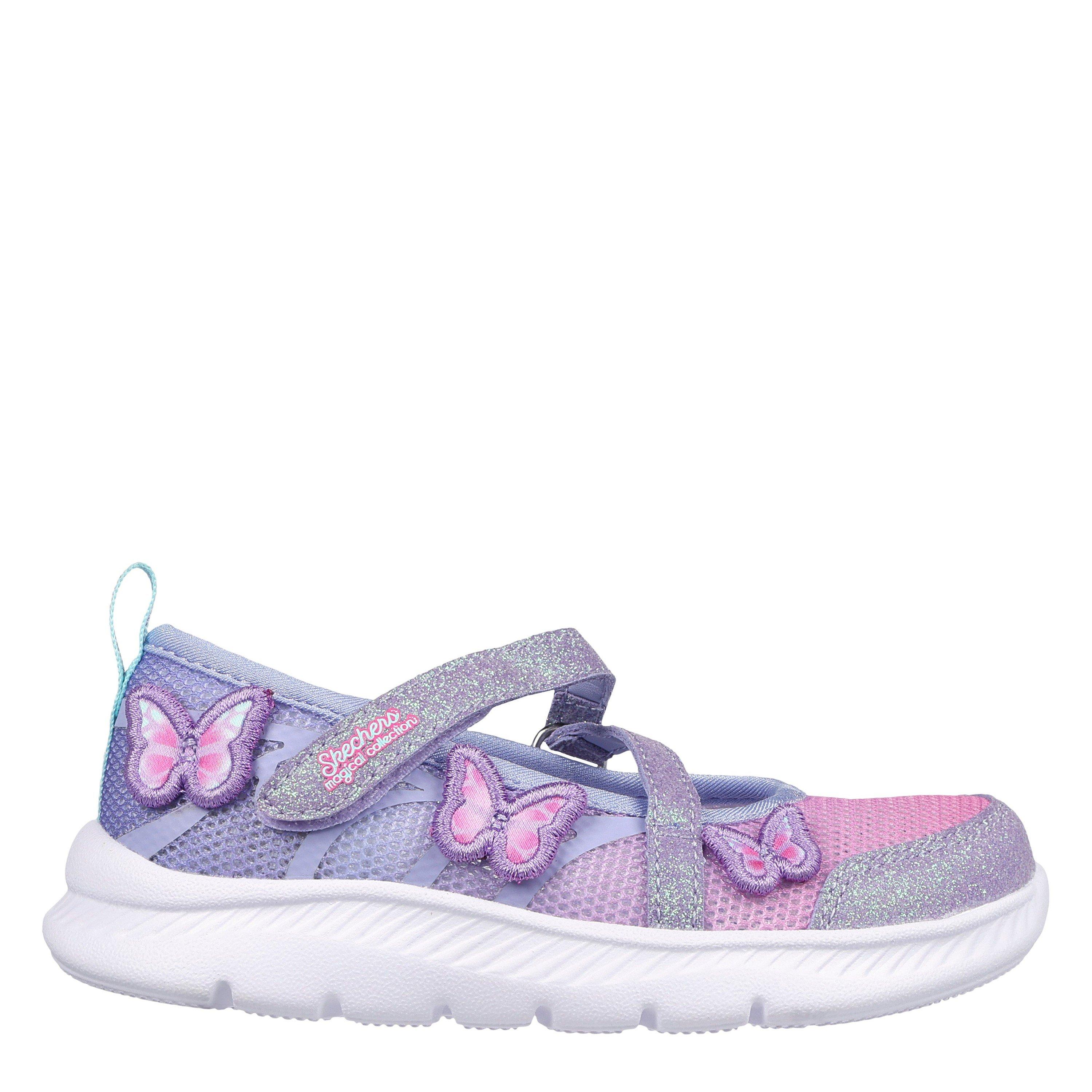 Skechers  Infant Kids' Slip On Trainers - Lavender/ - C8 (25.5)