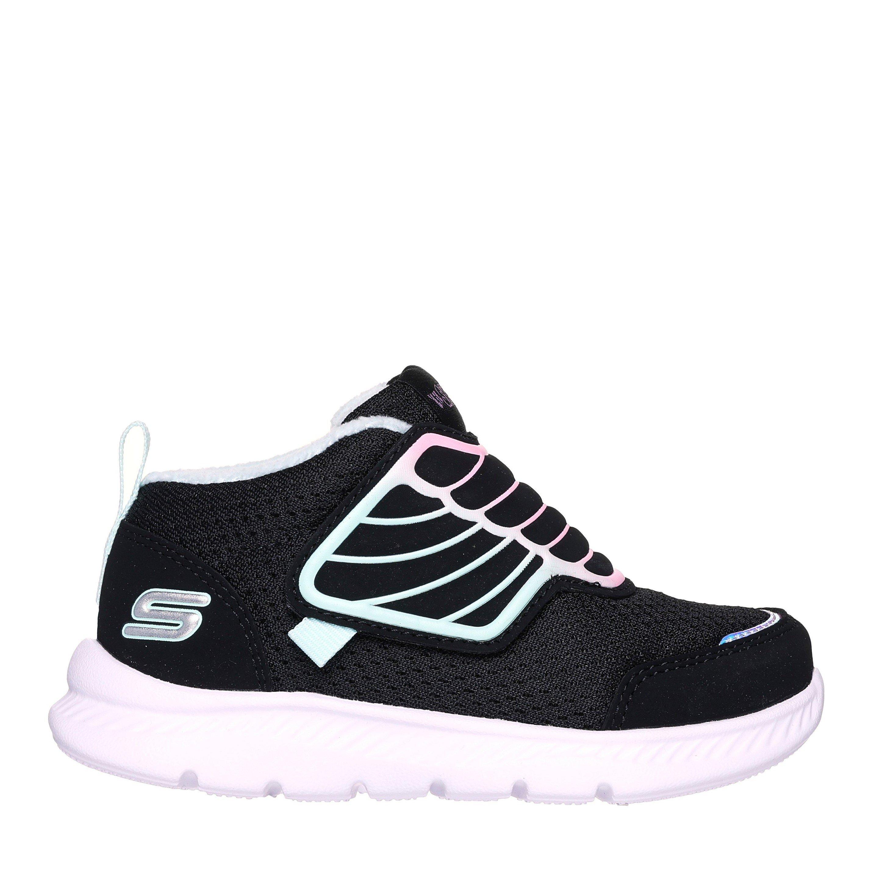 Skechers  Infant Kids' Comfyflex2 Slip On Trainers - Black - C8 (25.5)