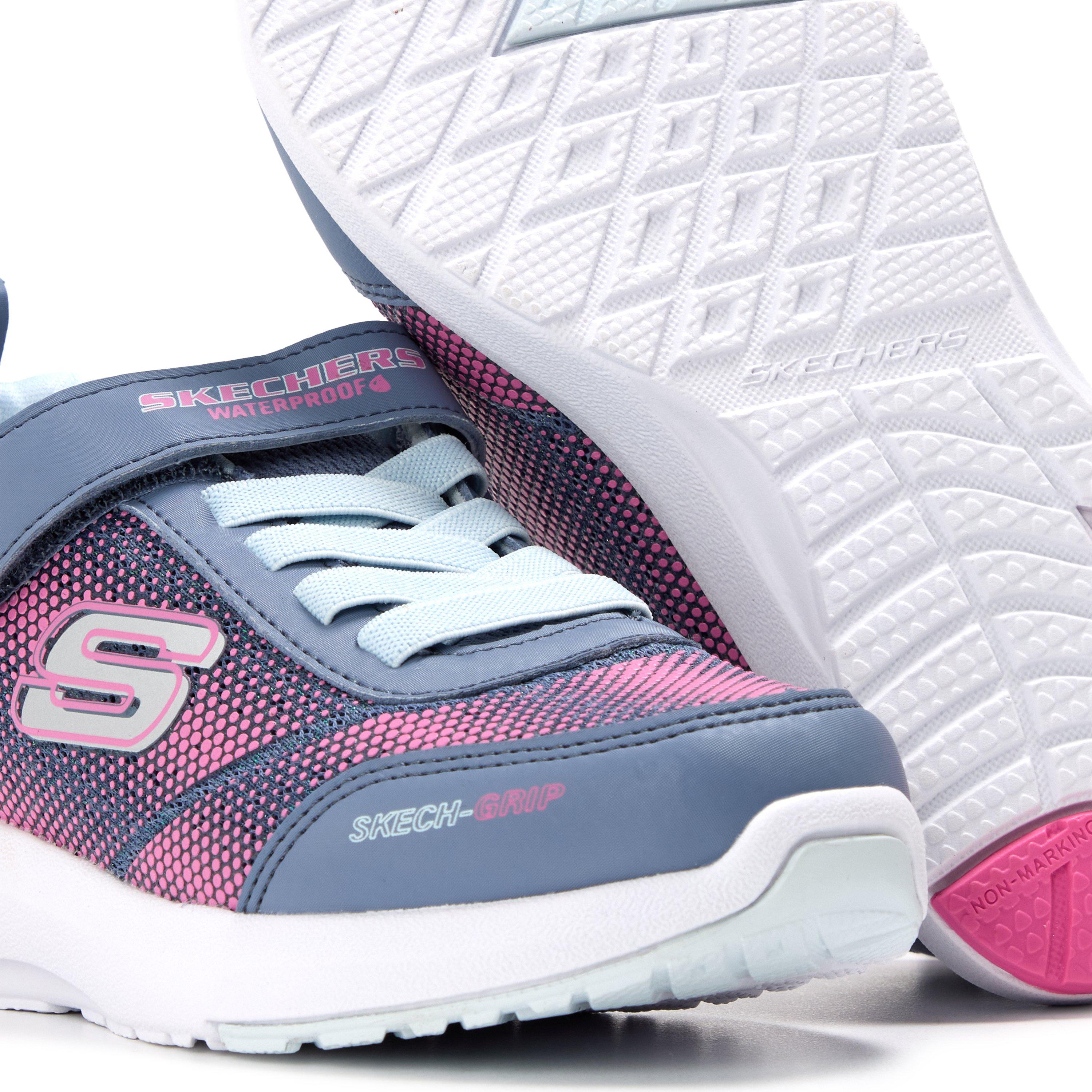 Kohle/Rosa - Skechers - Dynamic Tread - Journey Time Slip On Trainers Unisex Kids - 3