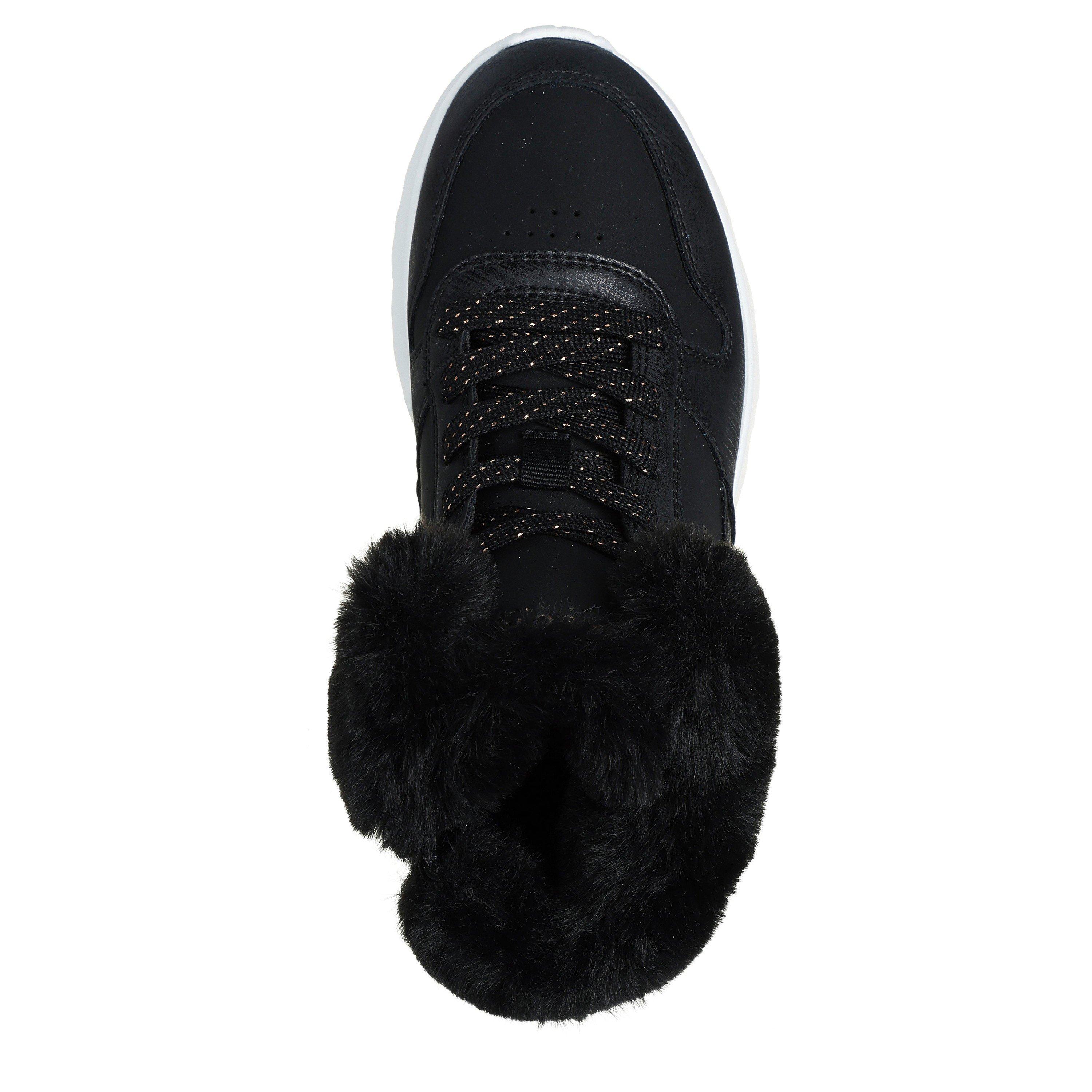 Negro/Oro Rosa - Skechers - Unisex Kids' Unolite High-Top Trainers - 5