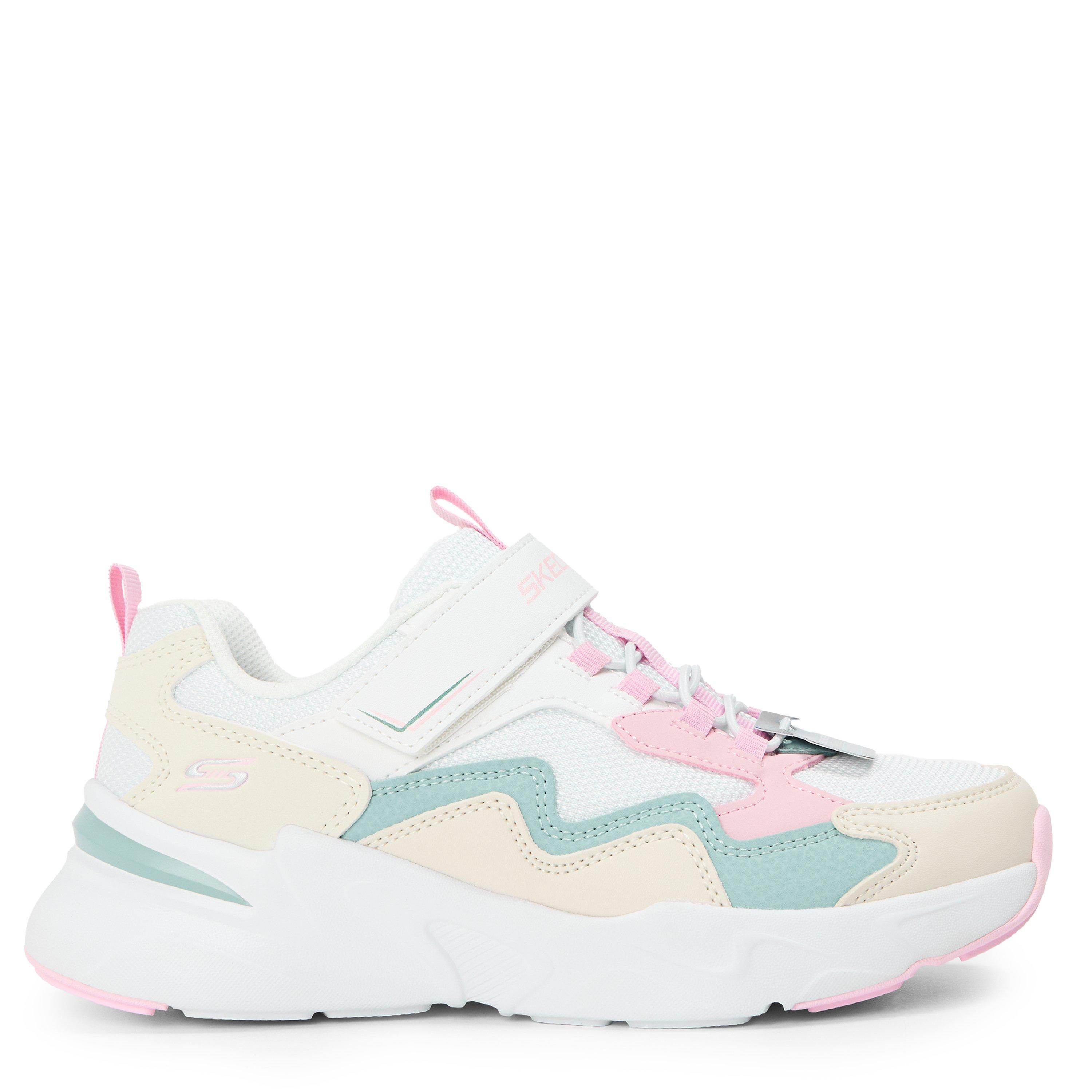 Skechers  Kids Kids' Casual Low-Top Trainers - White/Pink - 1.5 (34)