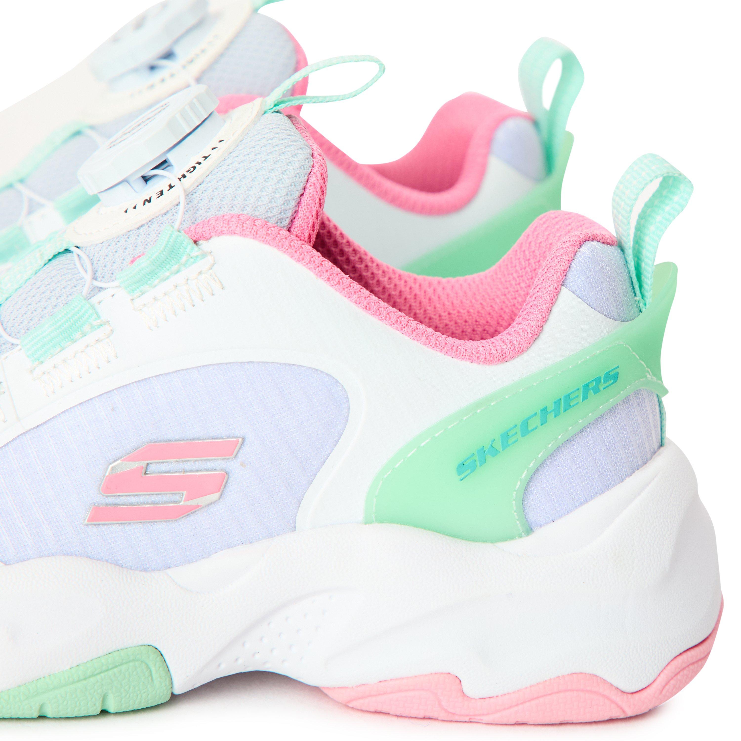 White/Multi - Skechers - Unisex Kids' Slip On Trainers - 3