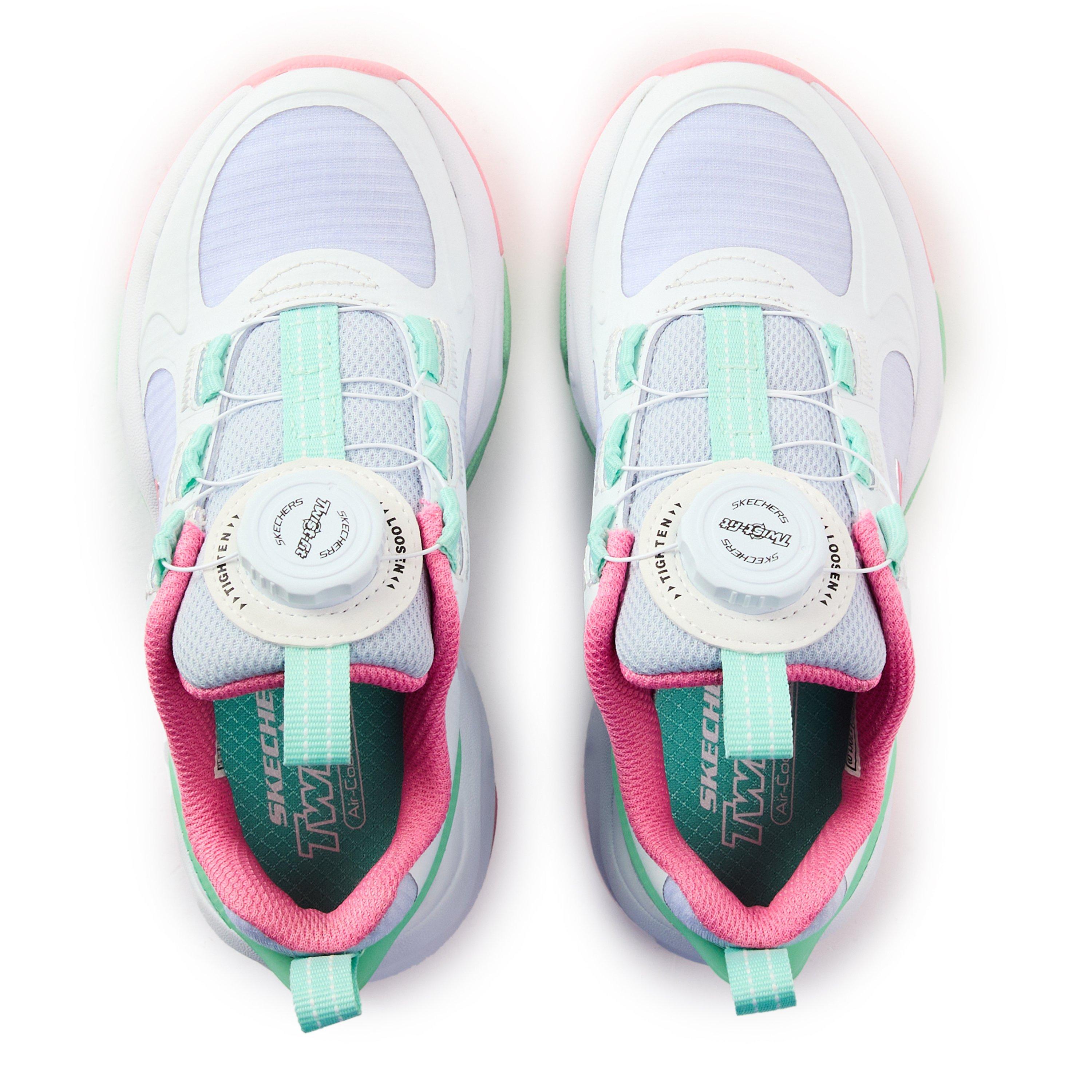 White/Multi - Skechers - Unisex Kids' Slip On Trainers - 4