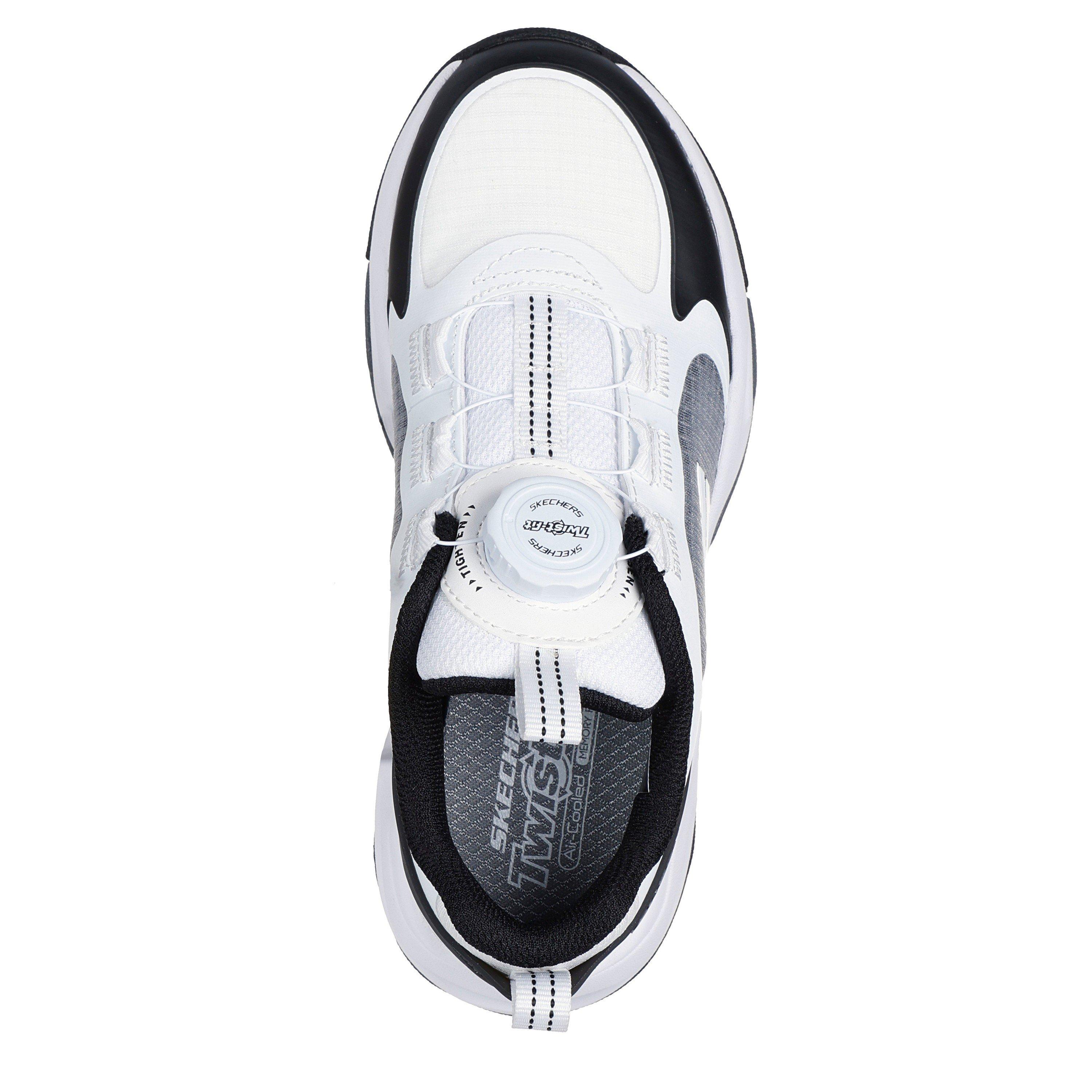Branco/Preto - Skechers - Unisex Kids' Slip On Trainers - 4