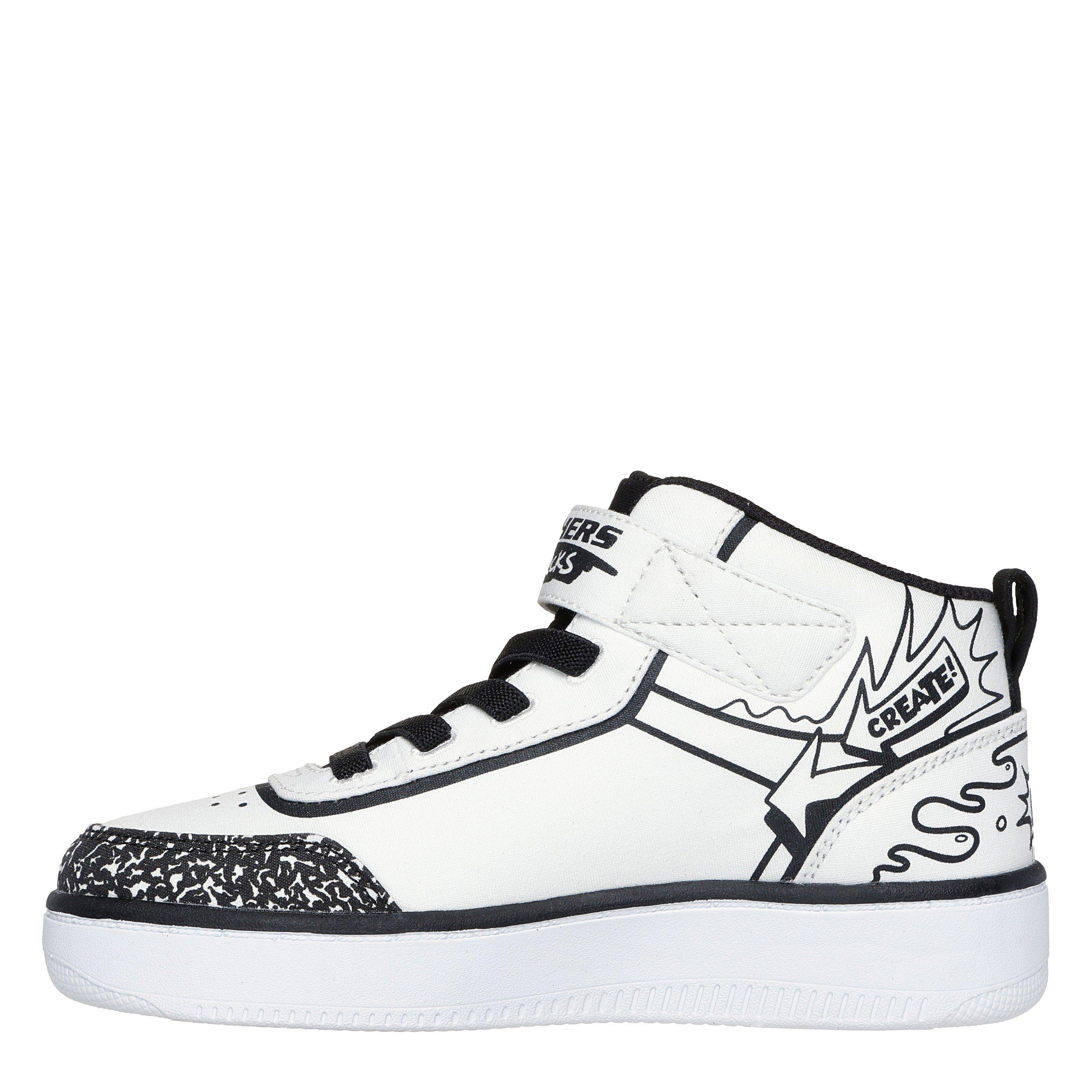 Weiß/Schwarz - Skechers - High Top Gore & Strap Sneaker Low-Top Trainers Unisex Kids - 2