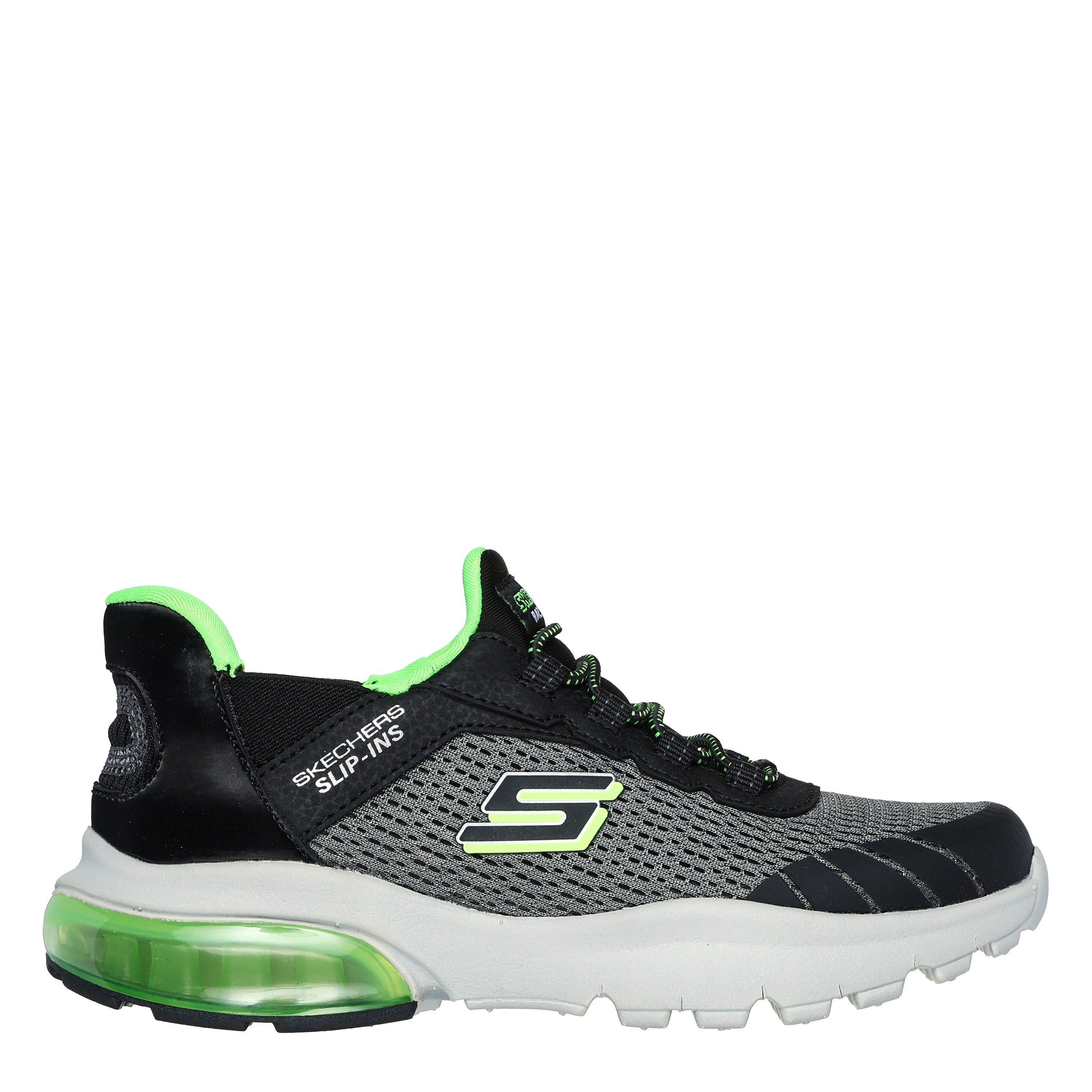 Skechers  Kids Slip-Ins Sneaker W Lateral Tech Pie Slip On Trainers - Charcoal/Black - 2 (35)