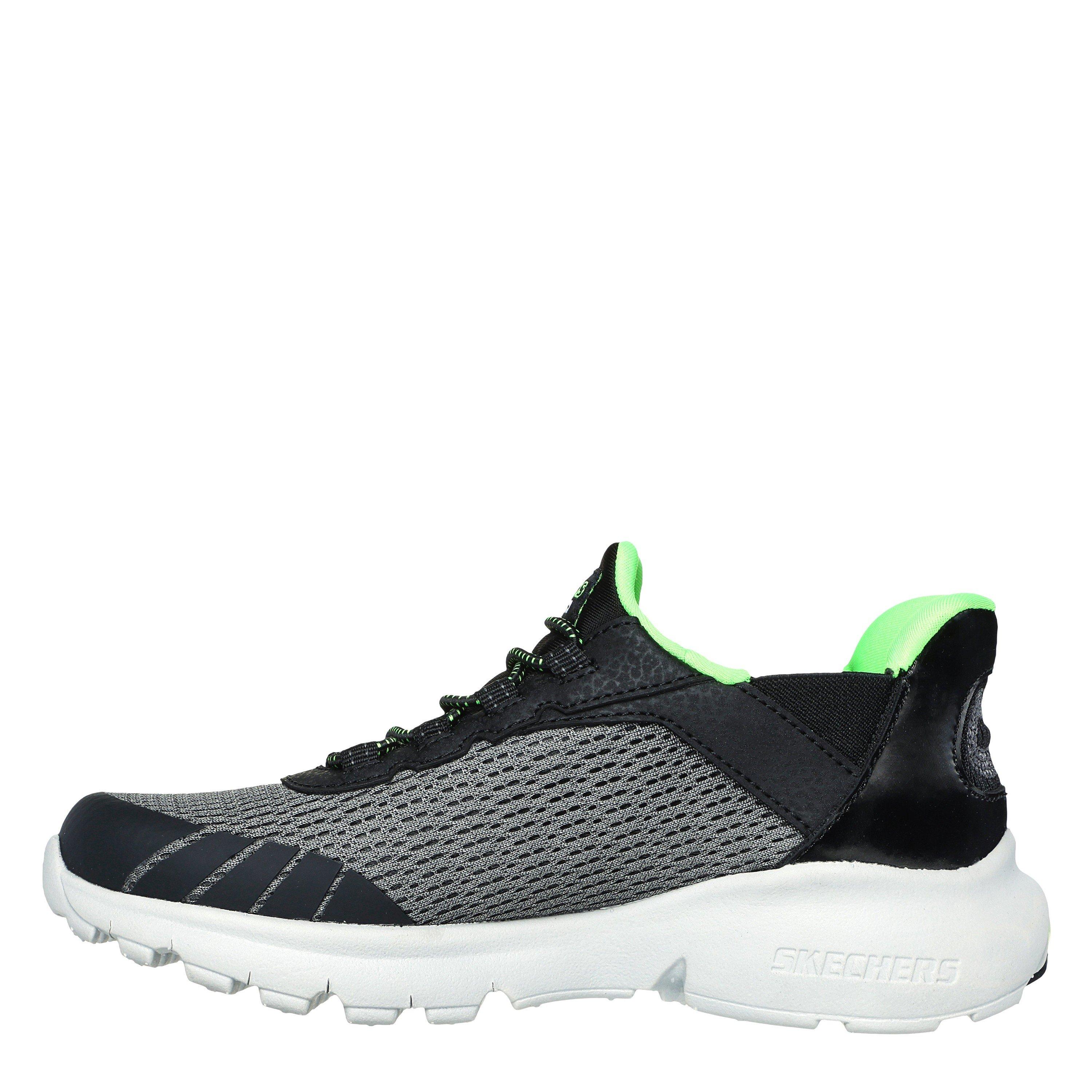 Charcoal/Black - Skechers - Slip-Ins Sneaker W Lateral Tech Pie Slip On Trainers Unisex Kids - 2