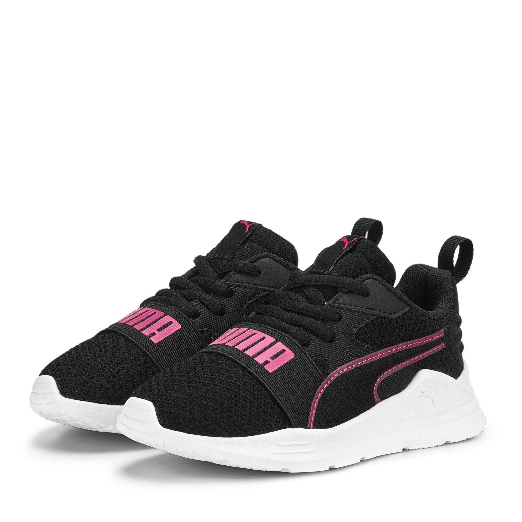 Black/Pink - Puma - Kids' Wired Run Pure PS EVA Midsole Runners - 1