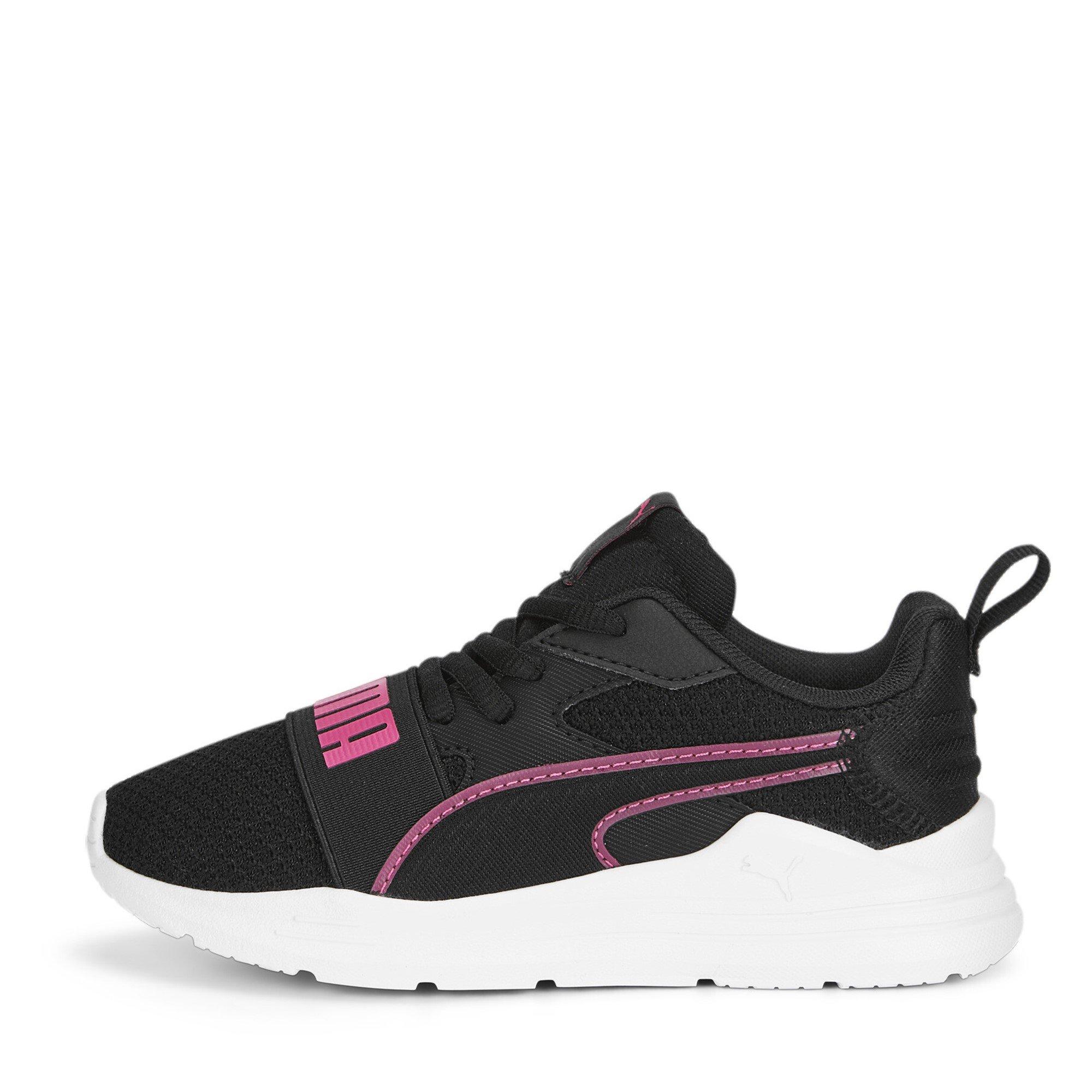 Black/Pink - Puma - Kids' Wired Run Pure PS EVA Midsole Runners - 2
