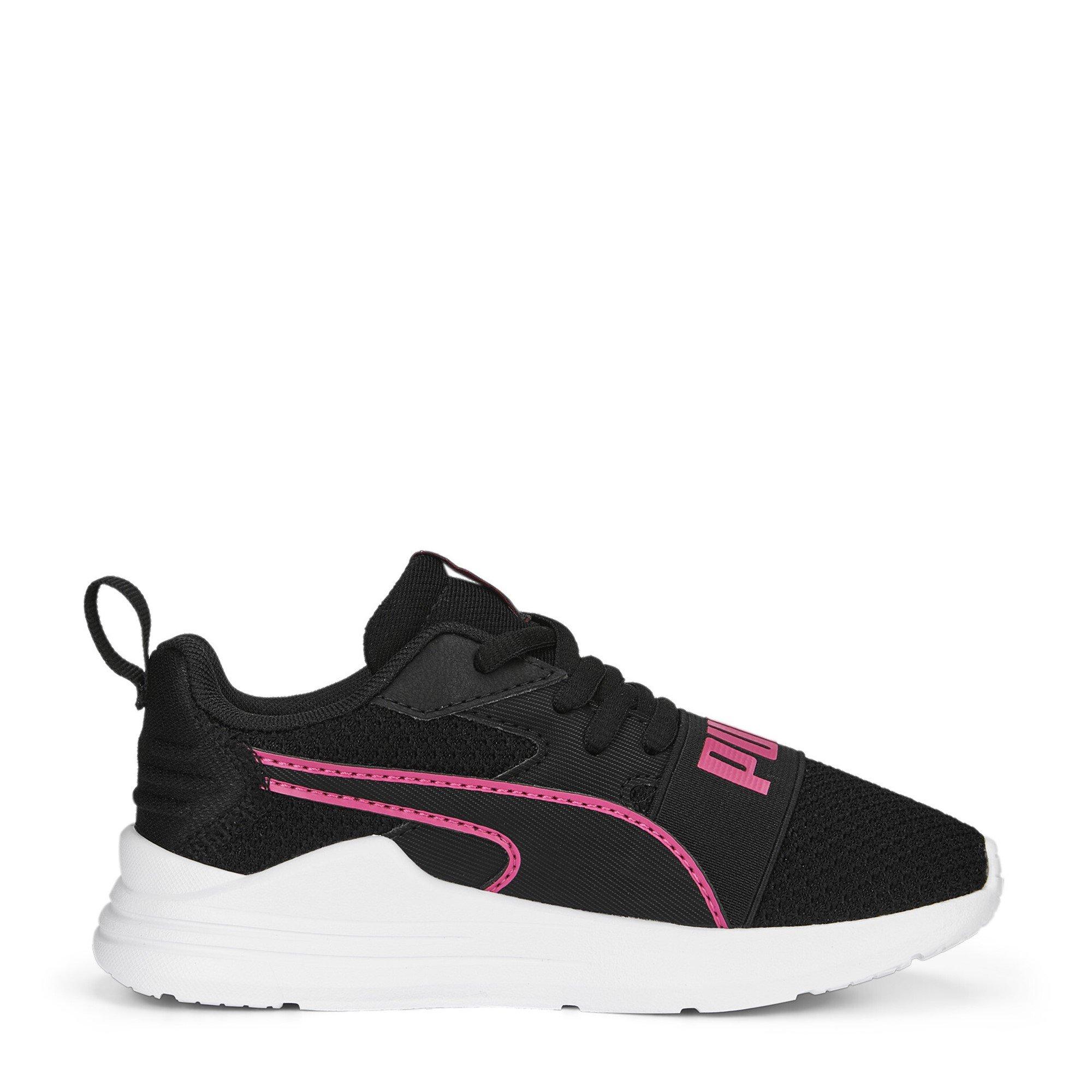 Black/Pink - Puma - Kids' Wired Run Pure PS EVA Midsole Runners - 4