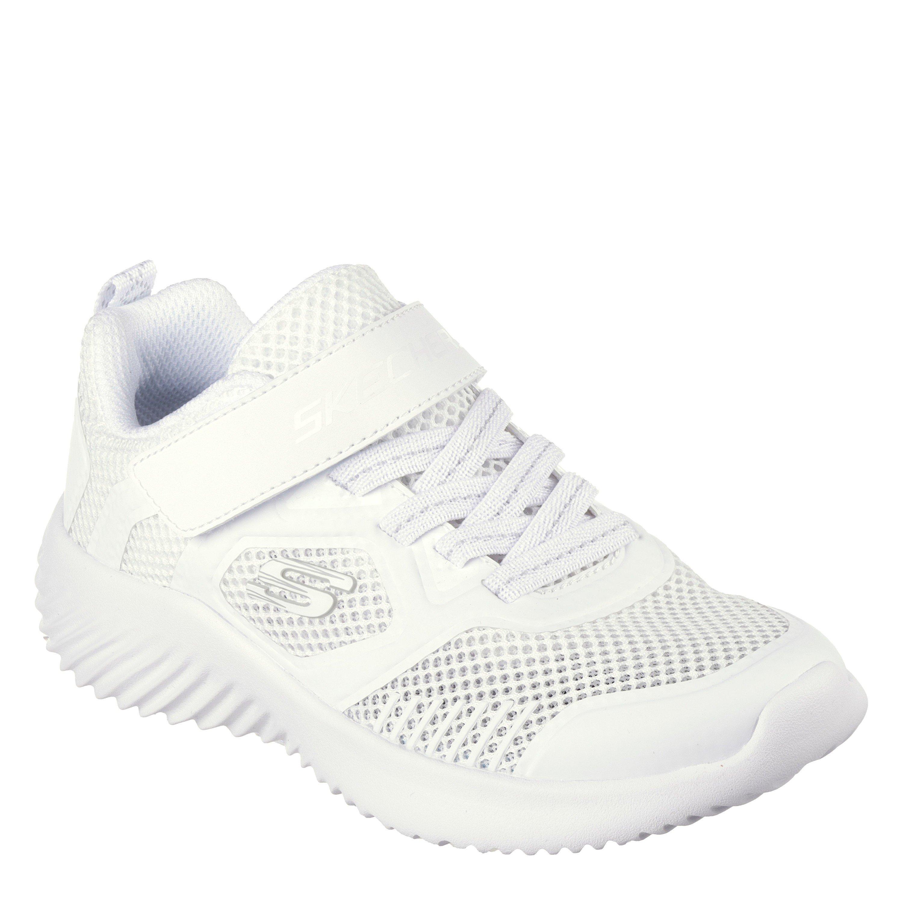 Skechers  Kids ' Bounder Slip On Trainers - White - C10 (27.5)