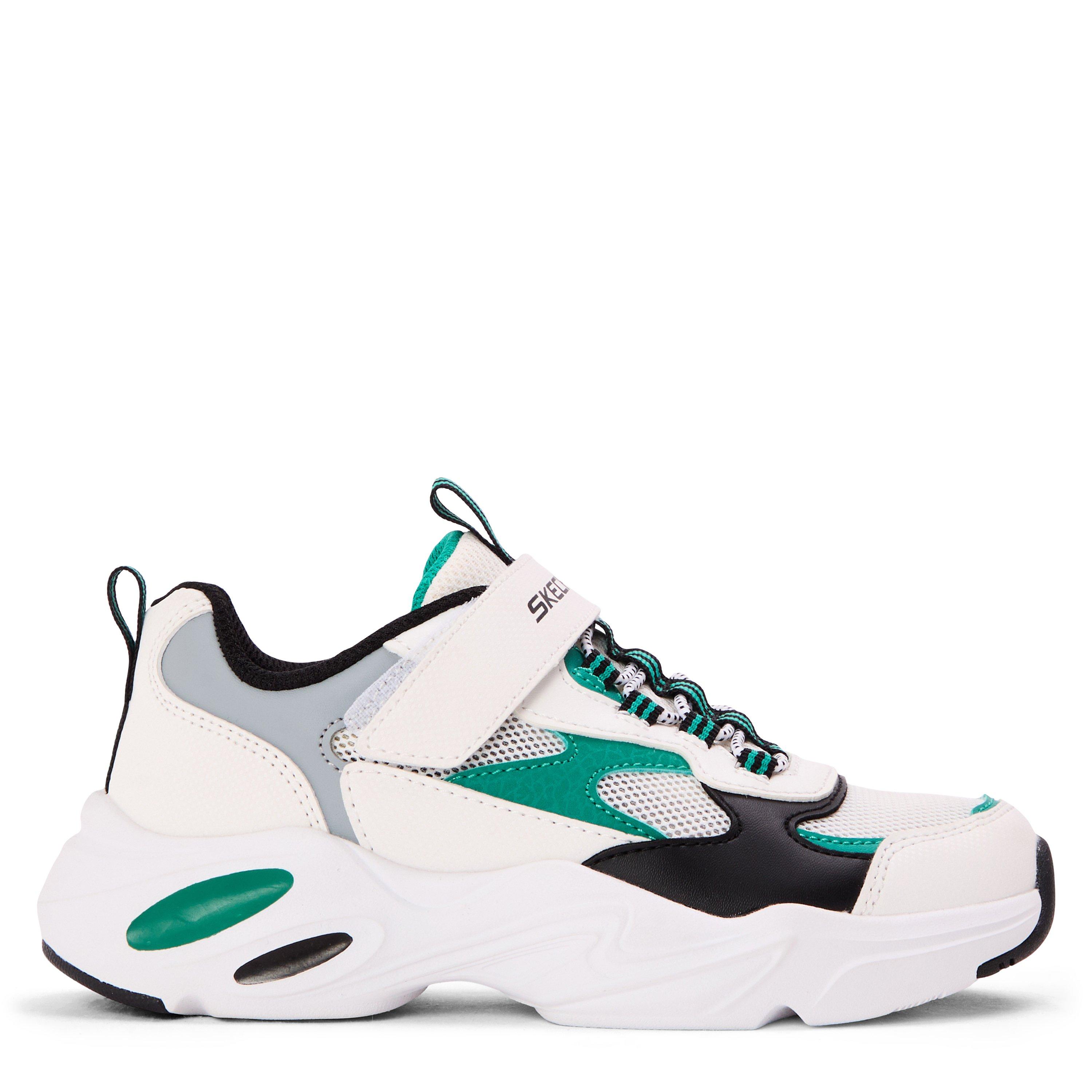 Skechers  Kids ' Slip On Trainers - White/Green - C13 (32)