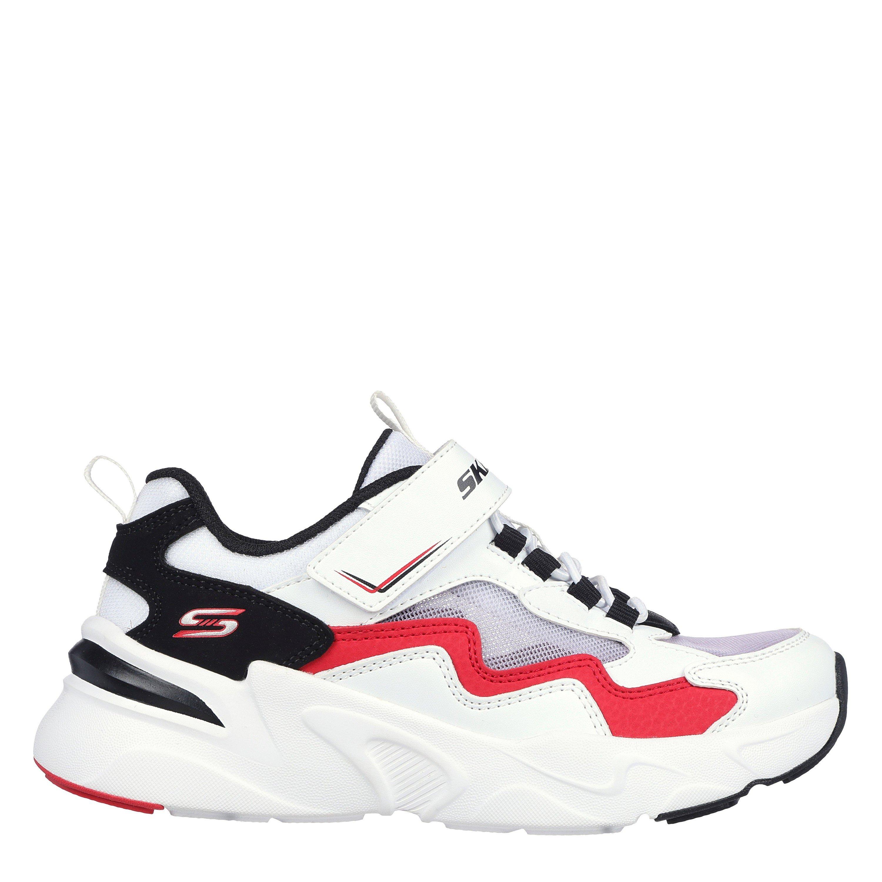 Skechers  Kids Kids' Casual Low-Top Trainers - White/Red/Black - C13 (32)